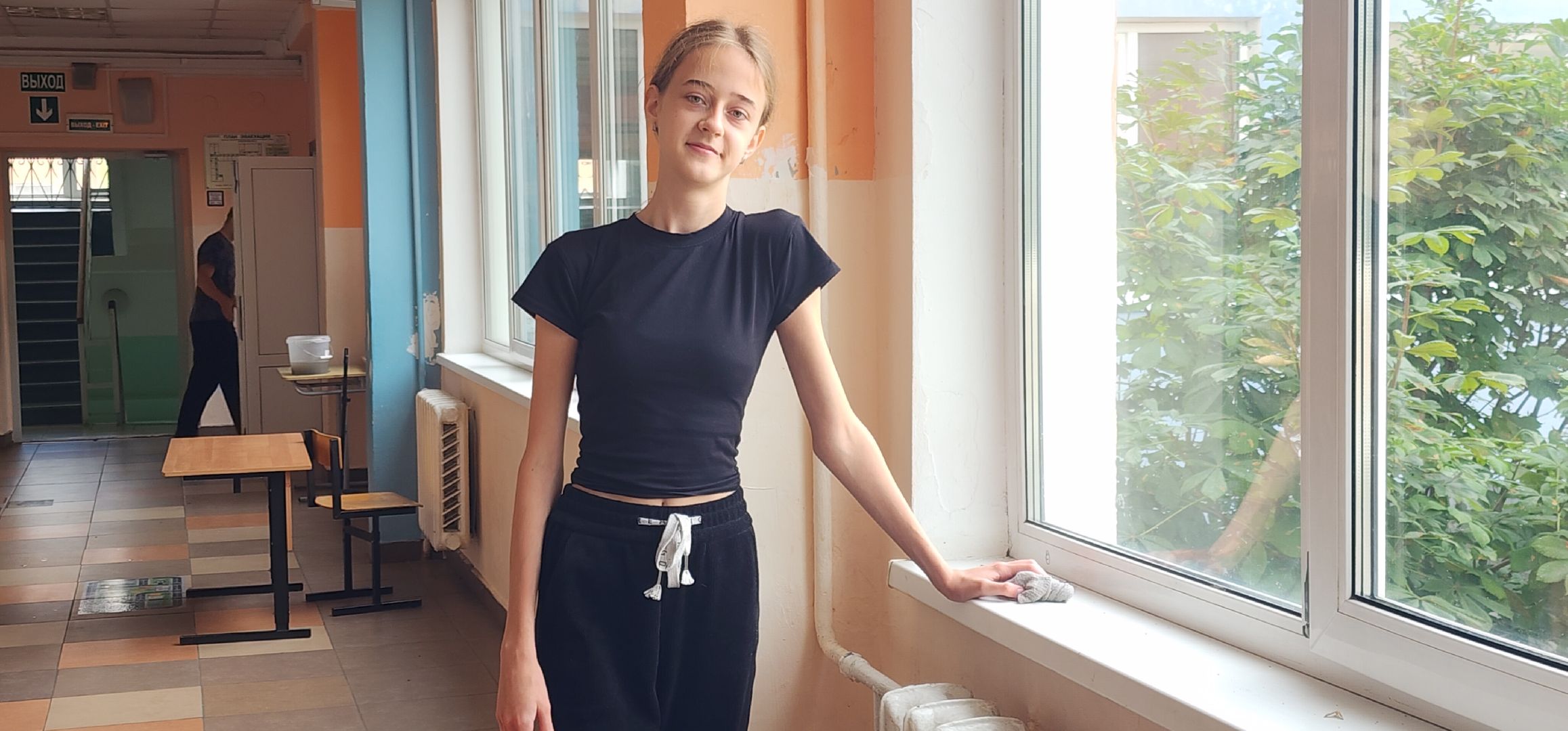 Благоустройство , Ремонт школ , Подготовка к учебному году , Образование , Школьные трудовые бригады ,