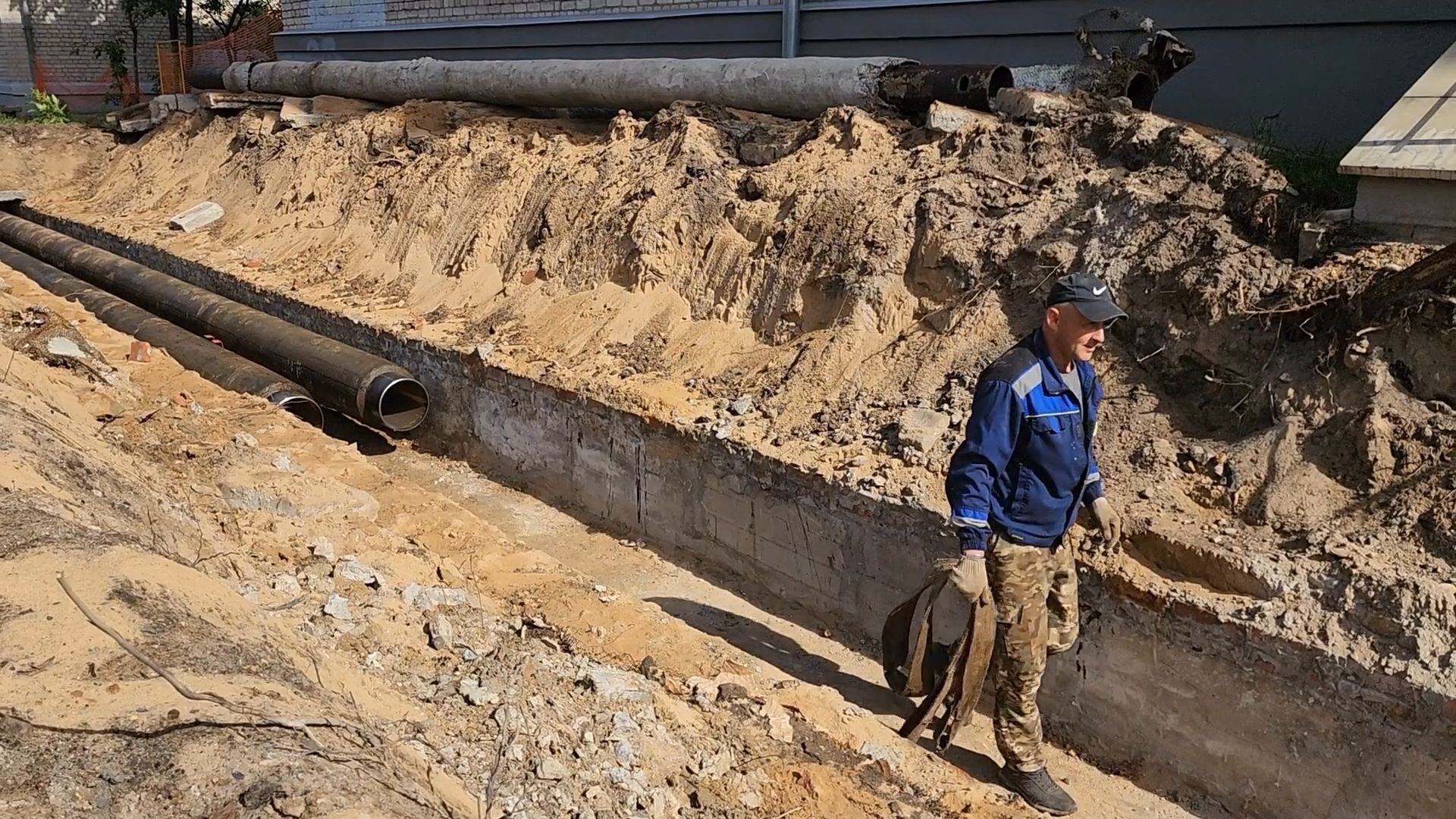 дубна, теплосеть, ремонт теплотрассы,