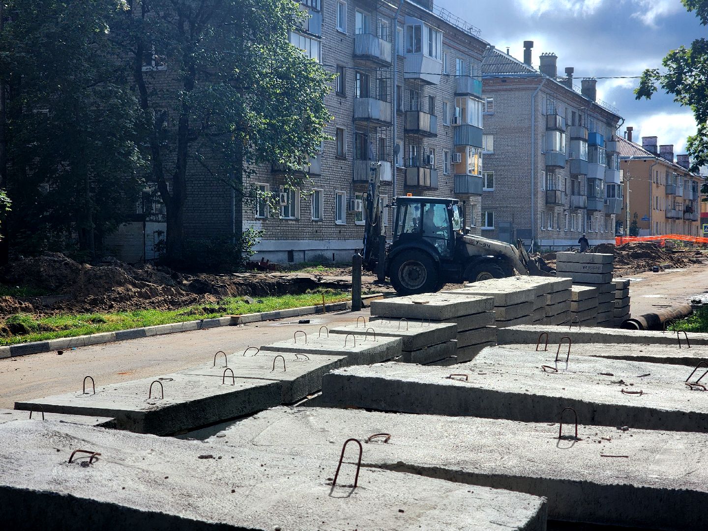 дубна, теплосеть, ремонт теплотрассы,