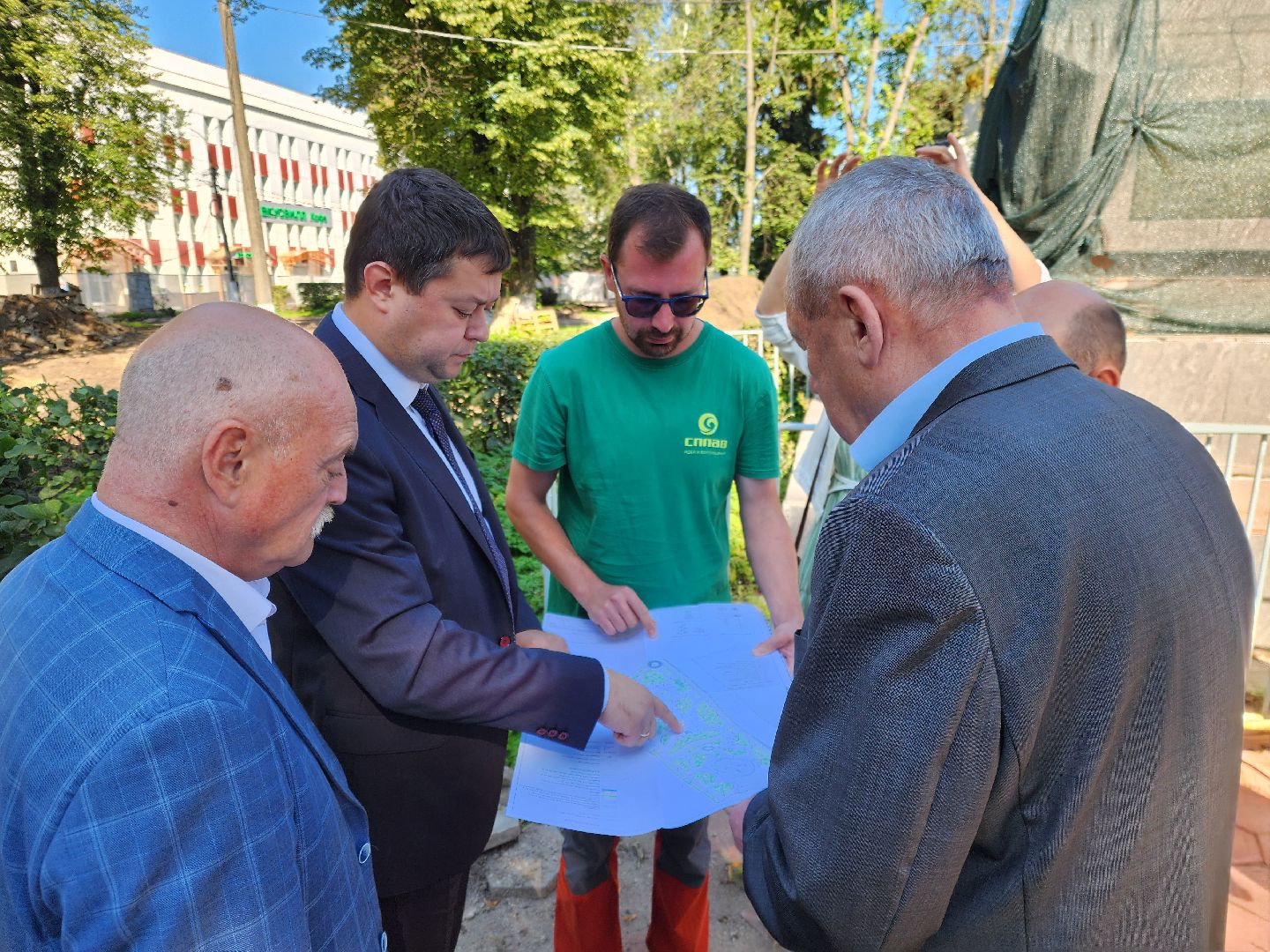 ногинск, благоустройство, жители, ремонт, сквер,