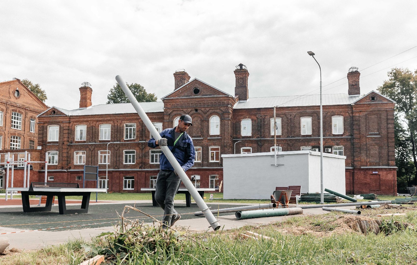 благоустройство территории, орехово-зуево,