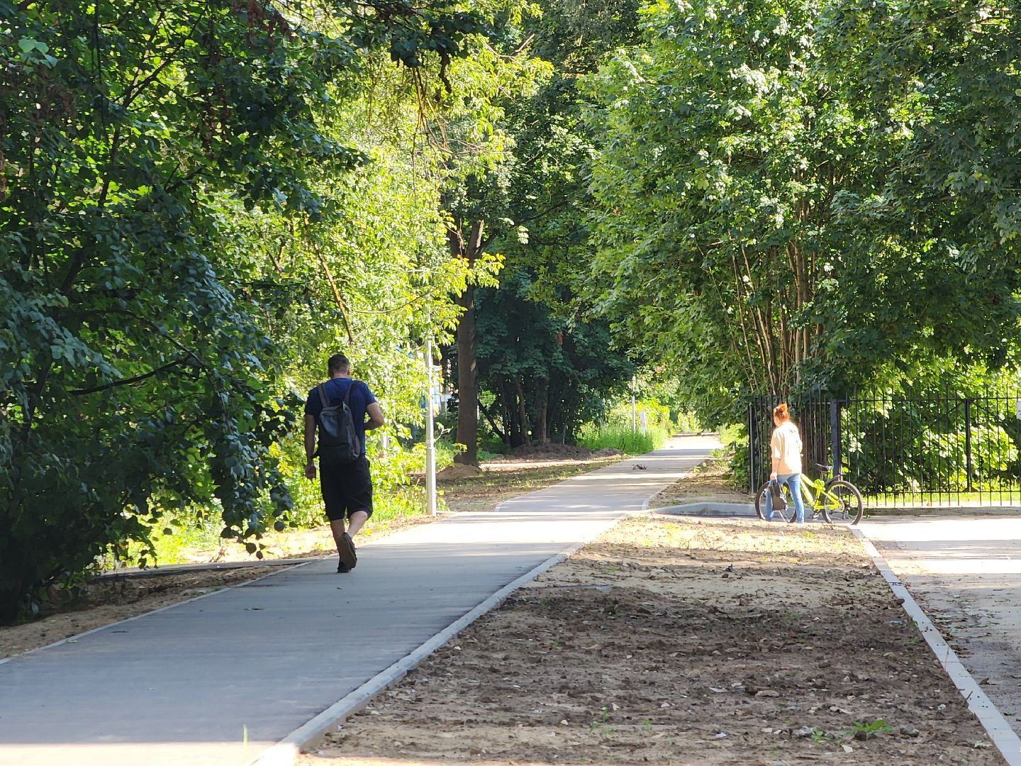 Черноголовка, Благоустройство, Ремонт тротуара,