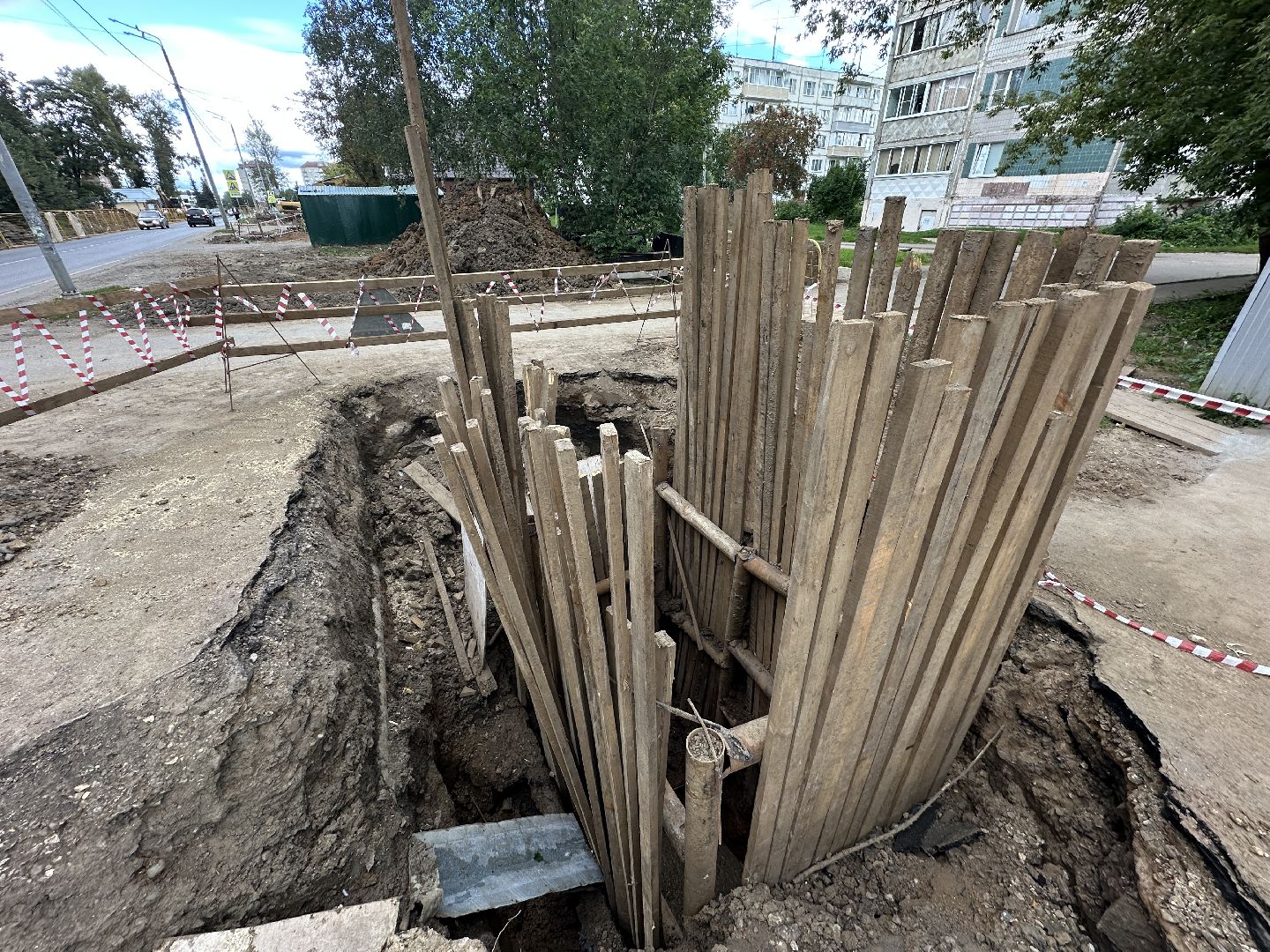 жкх, замена коммуникаций, канализация, канализационные сети, сергиево-посадский городской округ, хотьково,