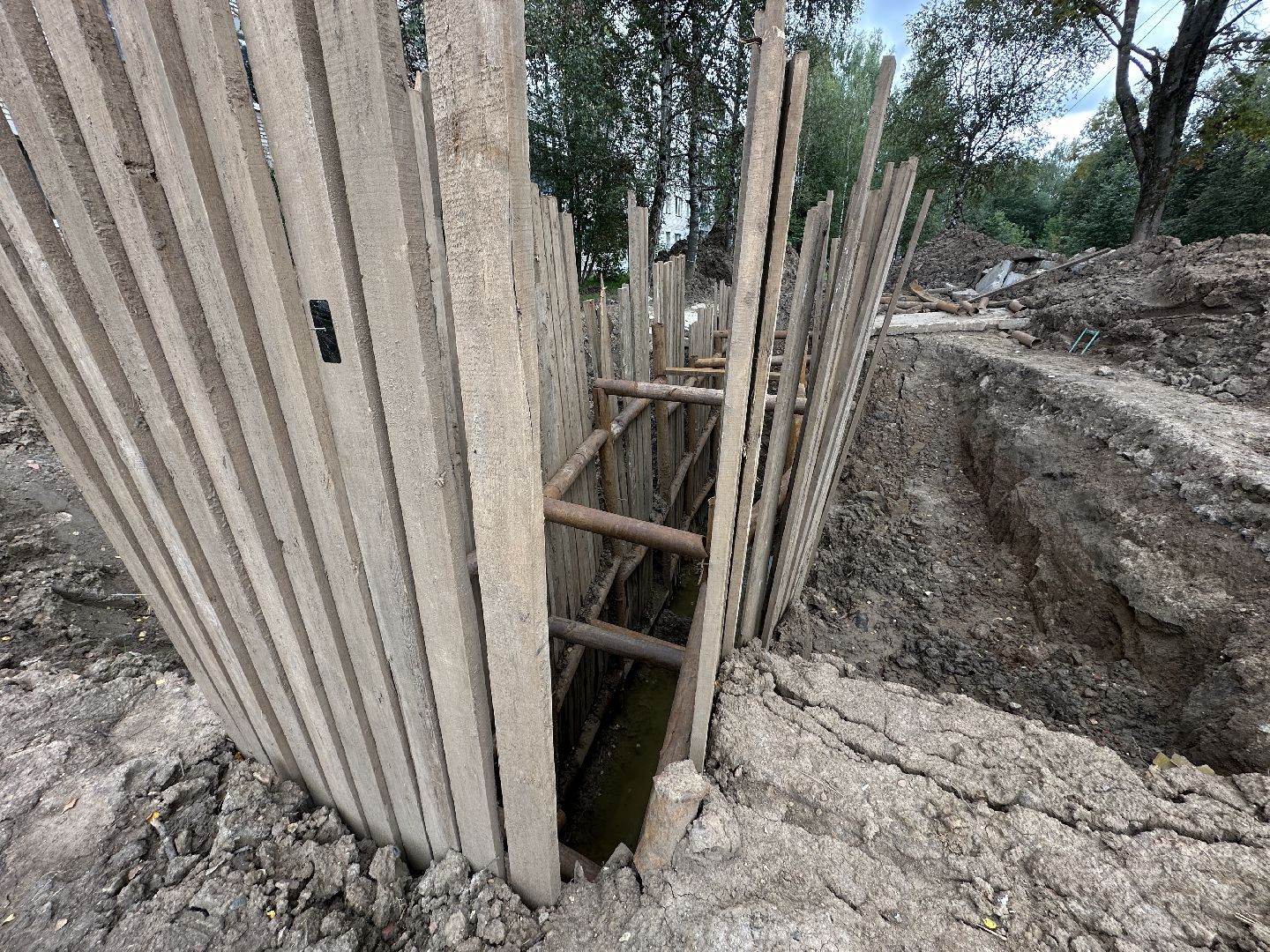 жкх, замена коммуникаций, канализация, канализационные сети, сергиево-посадский городской округ, хотьково,