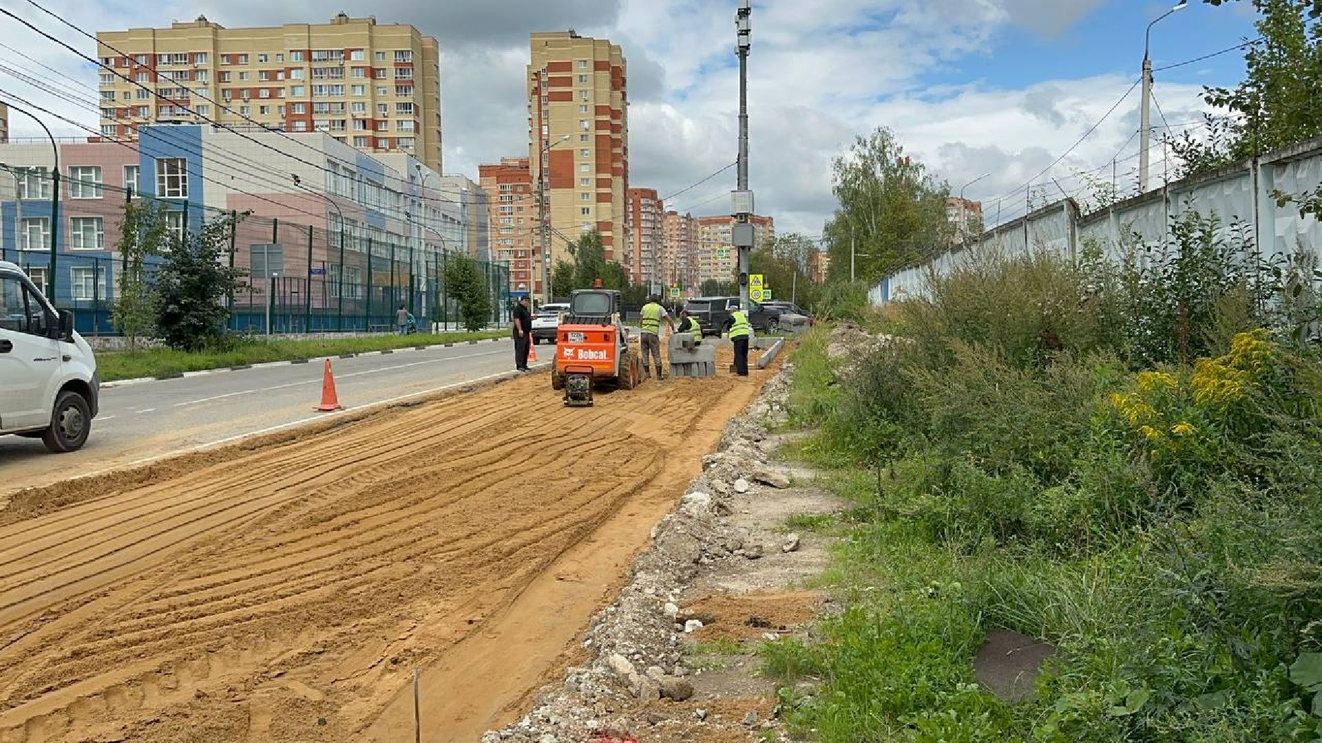благоустройство, домодедово, новые парковочные места,