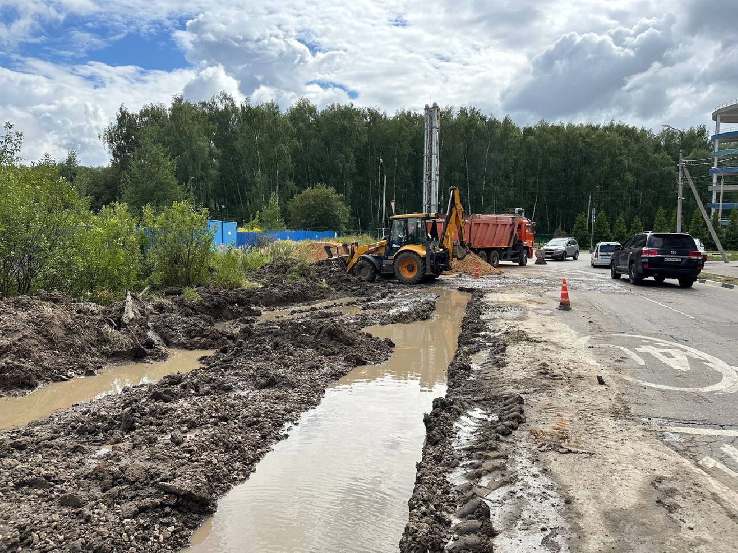 благоустройство, домодедово, новые парковочные места,