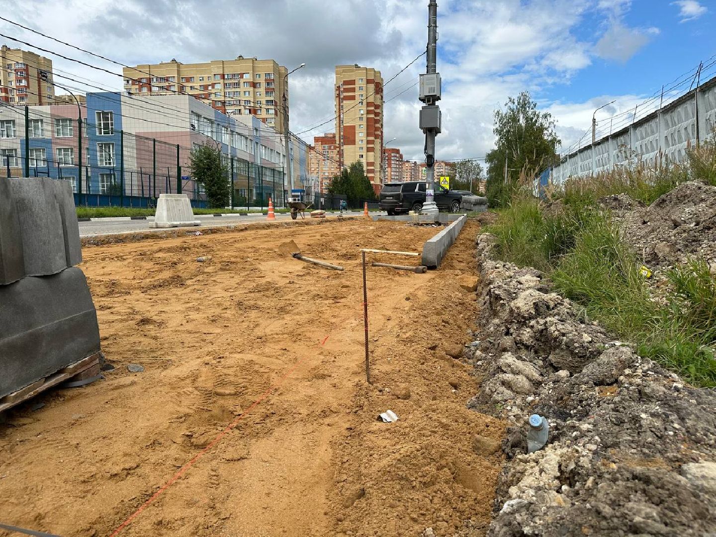 благоустройство, домодедово, новые парковочные места,