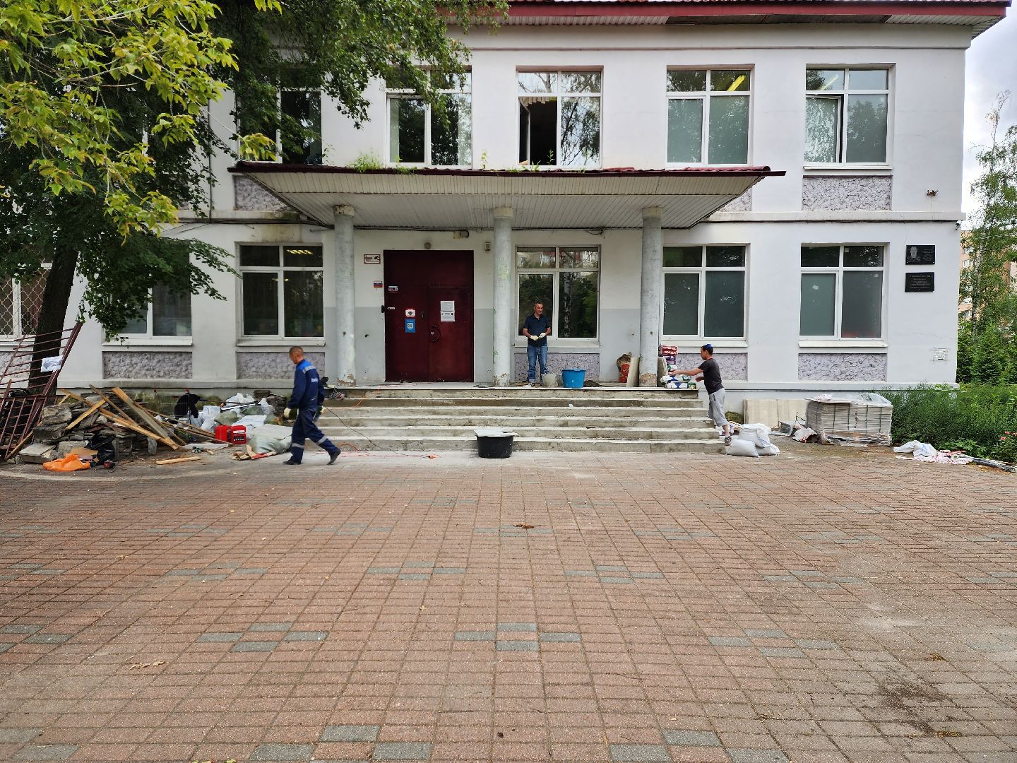 раменское, образование, подготовка к новому учебному году, ремонт зданий образовательных учреждений округа , раменская средняя школа 8,