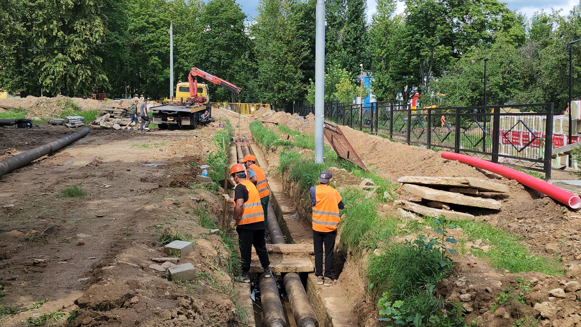 ступино, капитальный ремонт, теплосети, трубы, отопление, горячая вода, котельная,