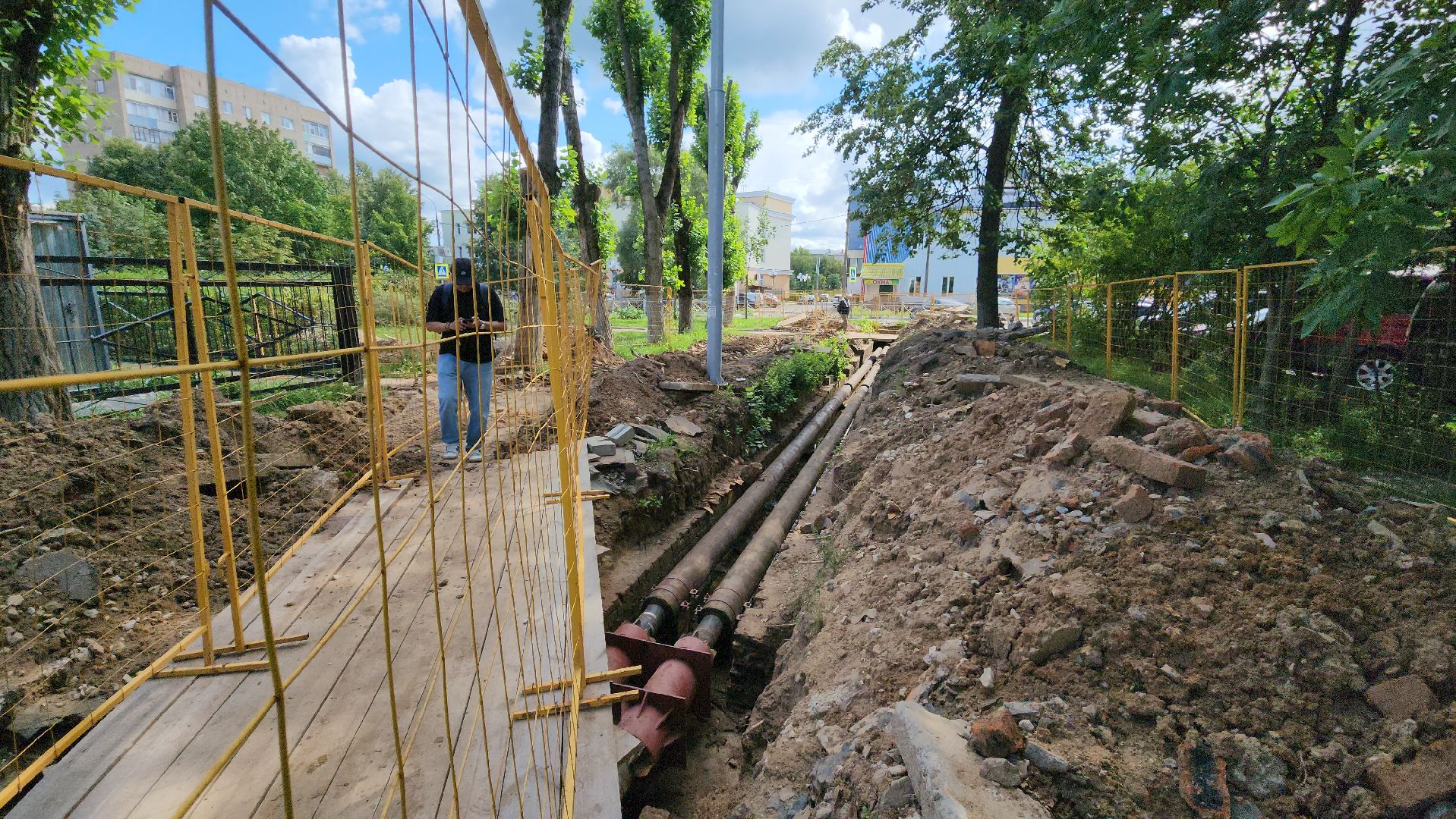 ступино, капитальный ремонт, теплосети, трубы, отопление, горячая вода, котельная,