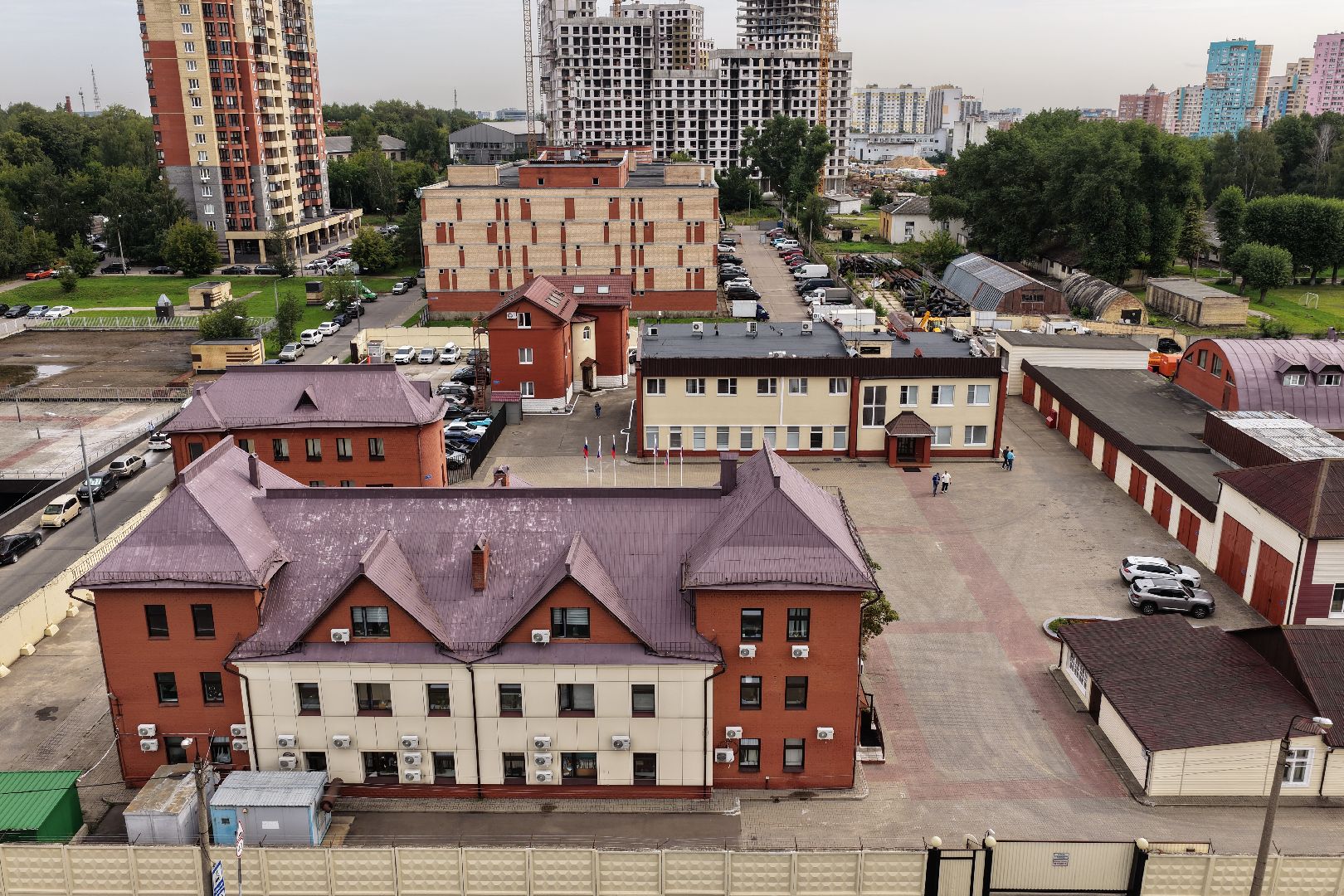 видео с коптера, мытищинская теплосеть, жкх подмосковья,