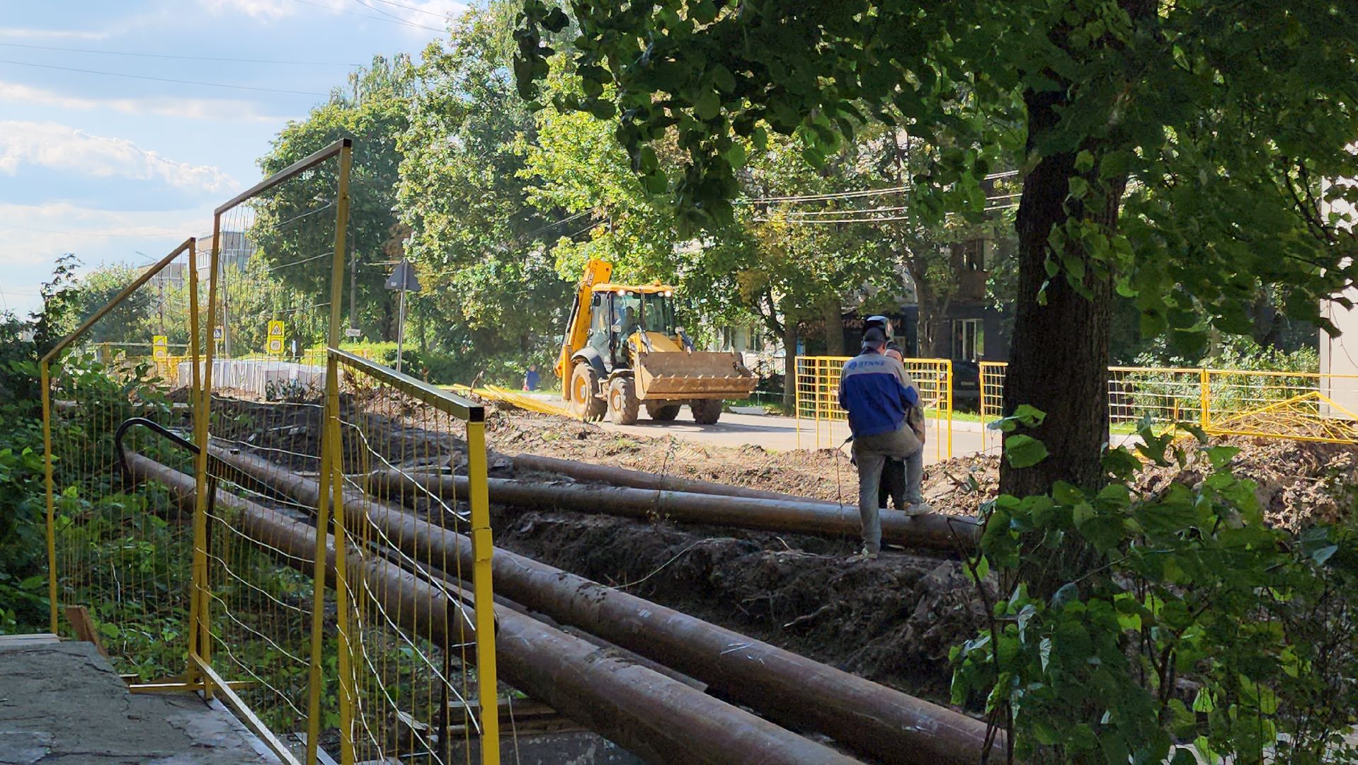 кашира, ремонт, теплосети, горячее водоснабжение, замена труб, отопительный сезон, отопление,