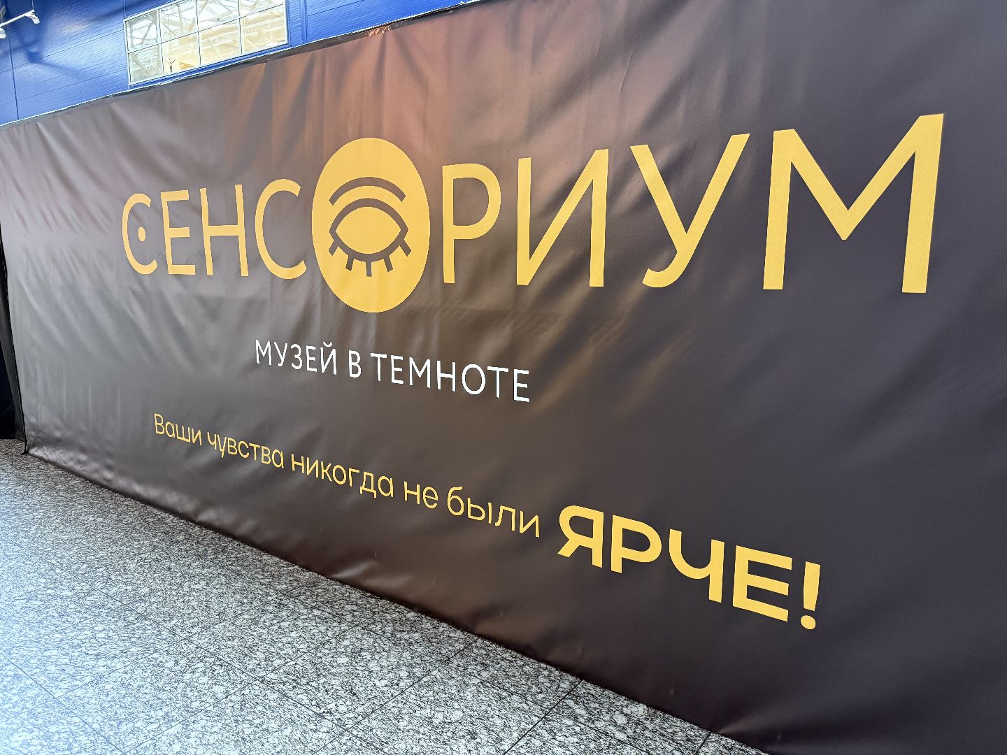 котельники, музей сенсориум, инклюзия, мега белая дача, темнота,