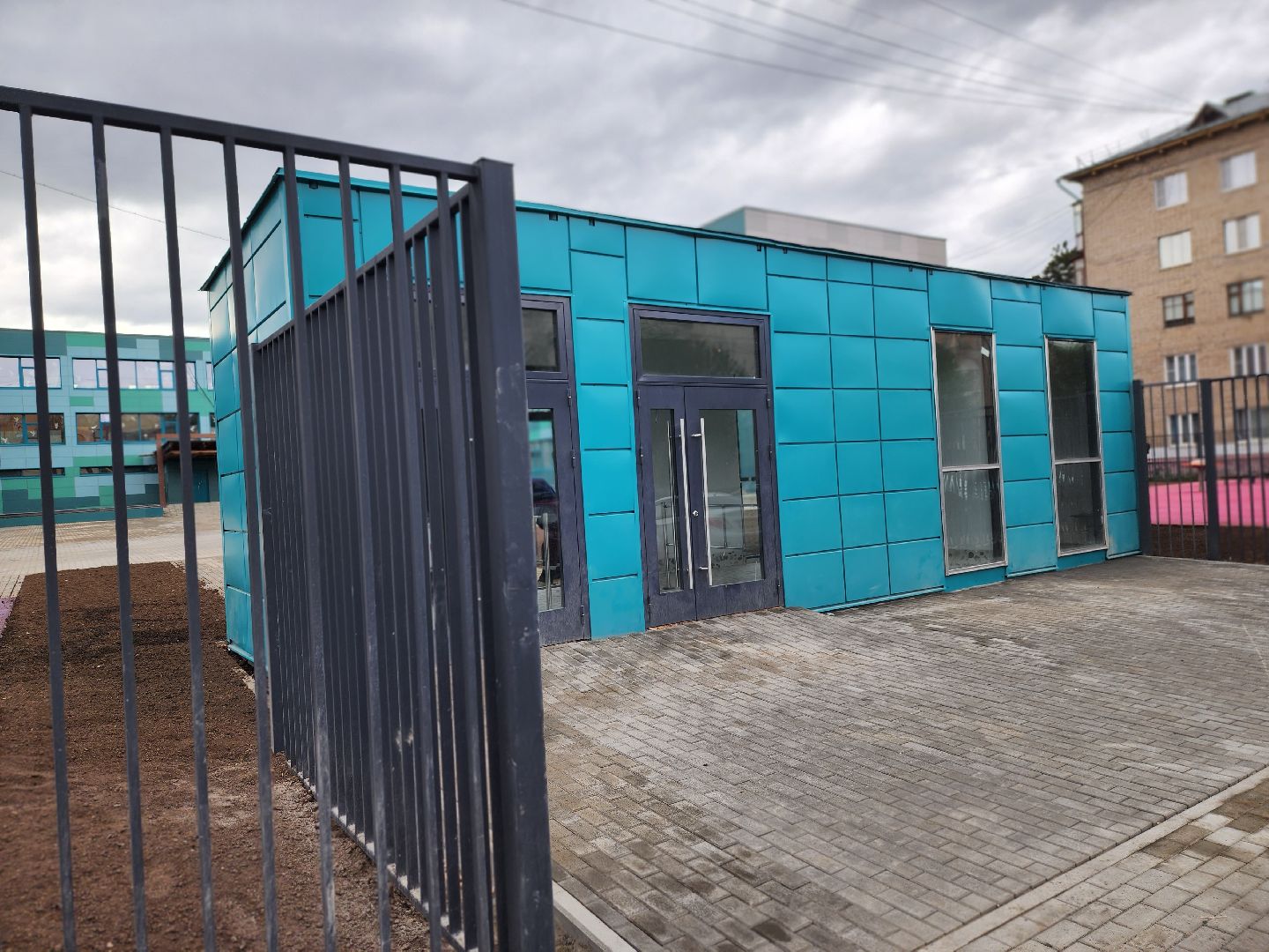 королёв, благоустройство , школа 1,