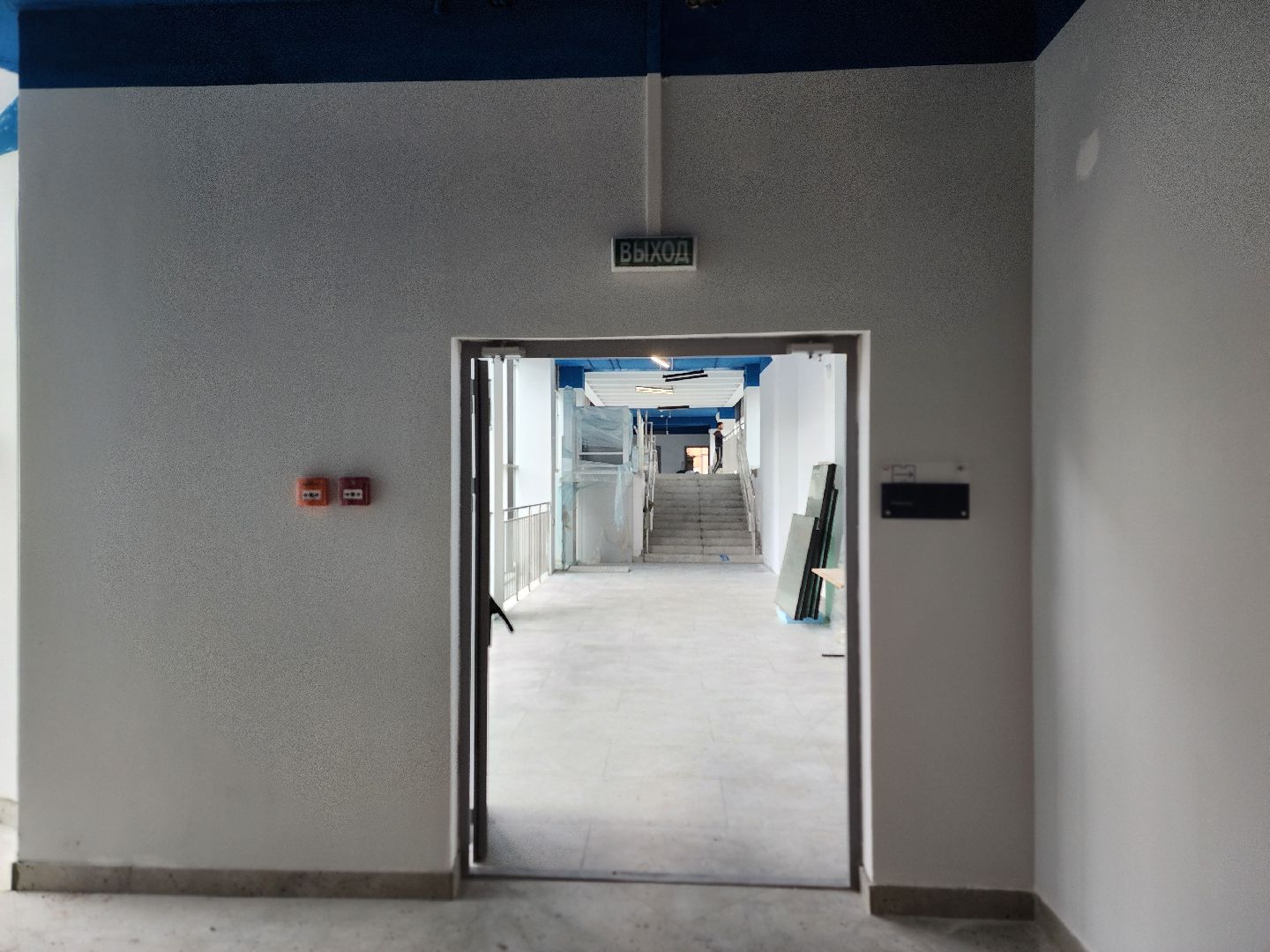 королёв, отапливаемый переход к школе 1, строительство в королеве ,