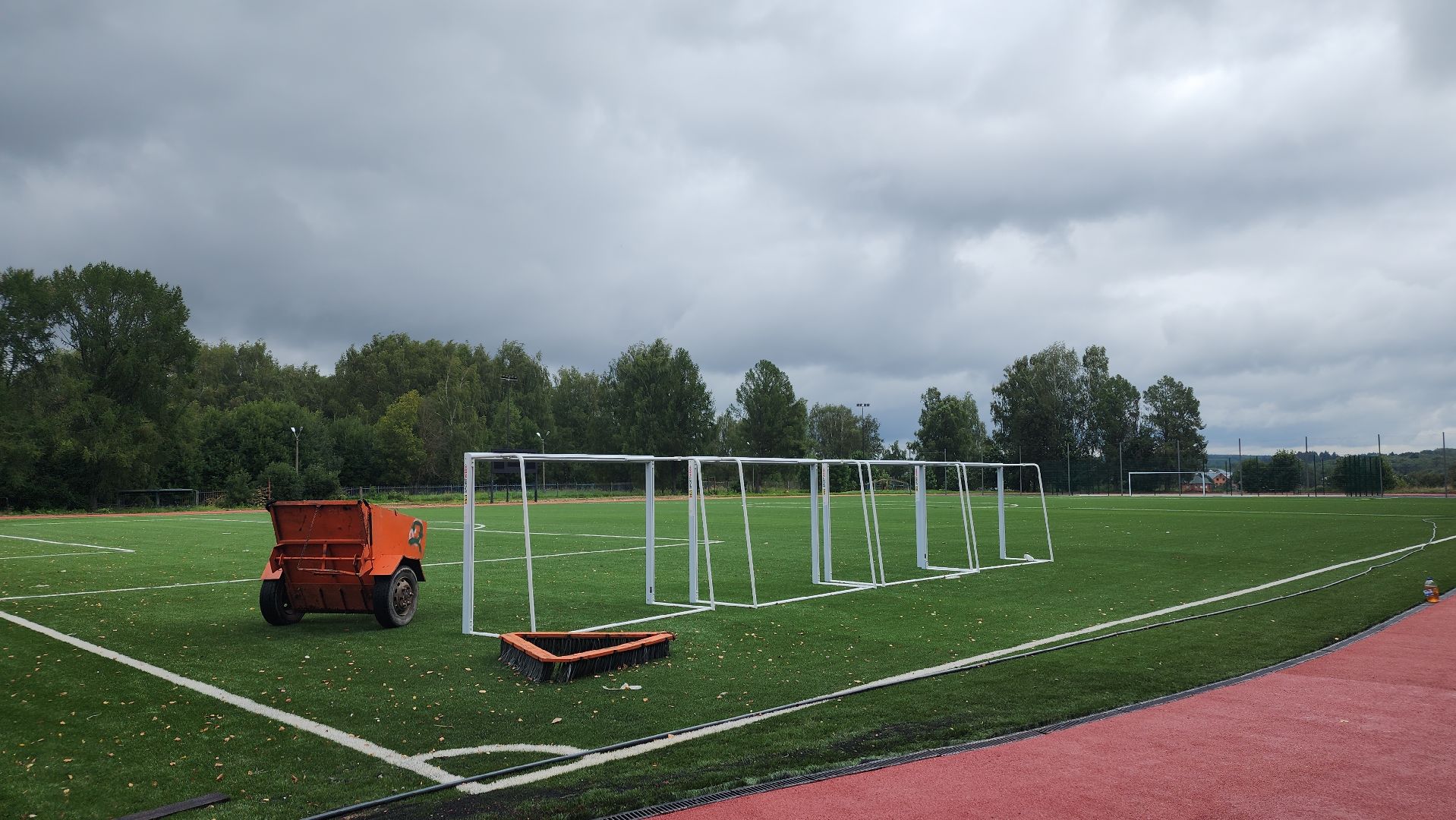 волоколамск, ремонт стадиона, мособлспорт,