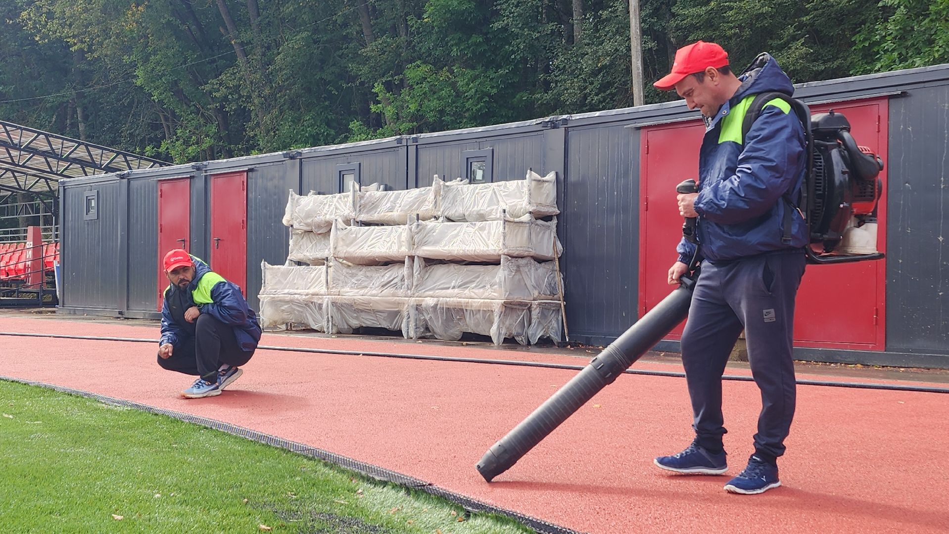 волоколамск, ремонт стадиона, мособлспорт,
