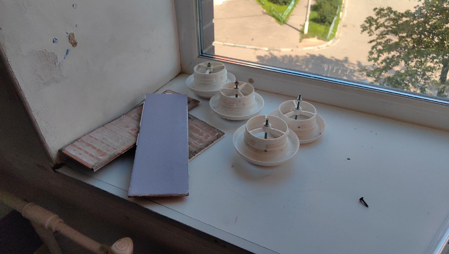 ремонт, санузел, школа, учебный год, потолки,