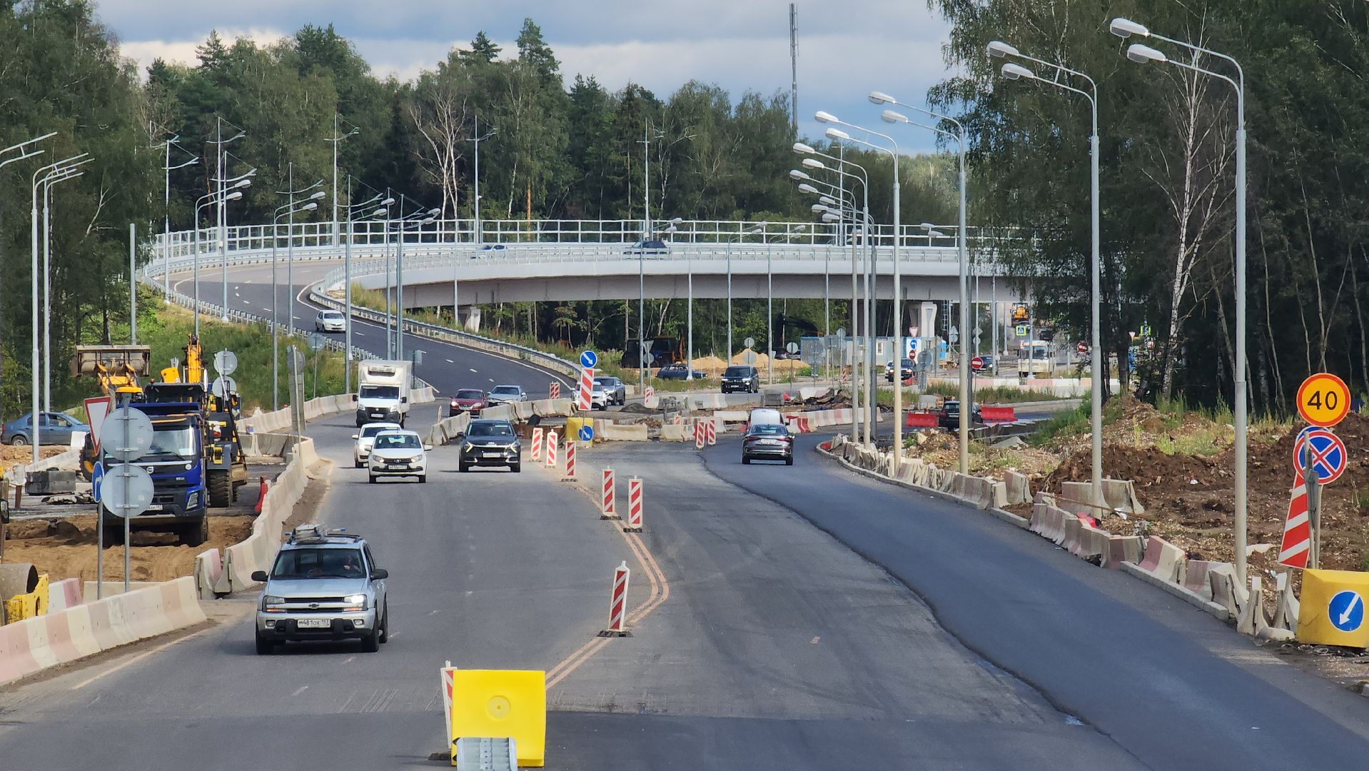 афанасовское шоссе, мытищи, реконструкция шоссе,