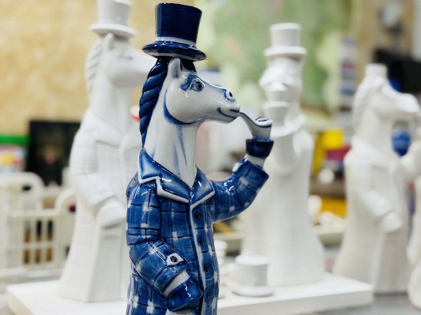 гжель, раменское, конь в пальто, год лошади, промыслы,