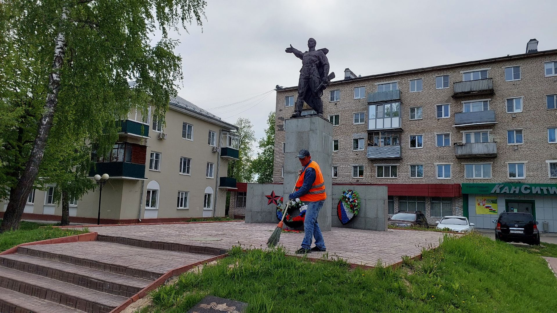 день победы, мемориалы, памятники, серпухов, благоустройство, вечный огонь,