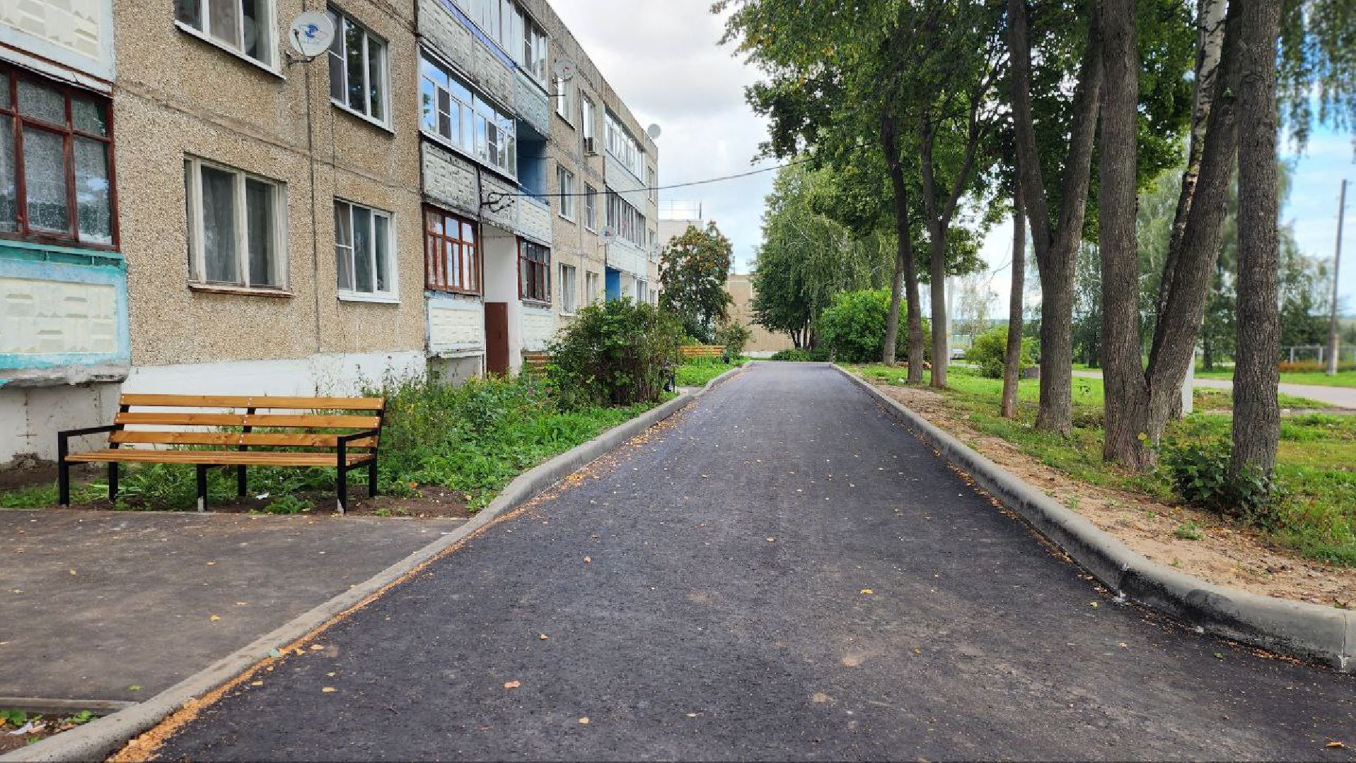 луховицы, орешково, комплексное благоустройство двора,