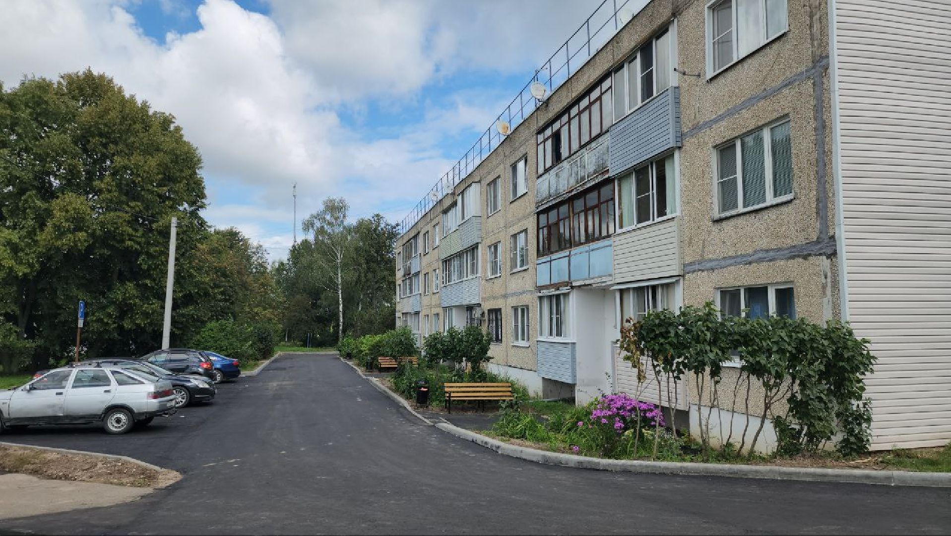 луховицы, орешково, комплексное благоустройство двора,