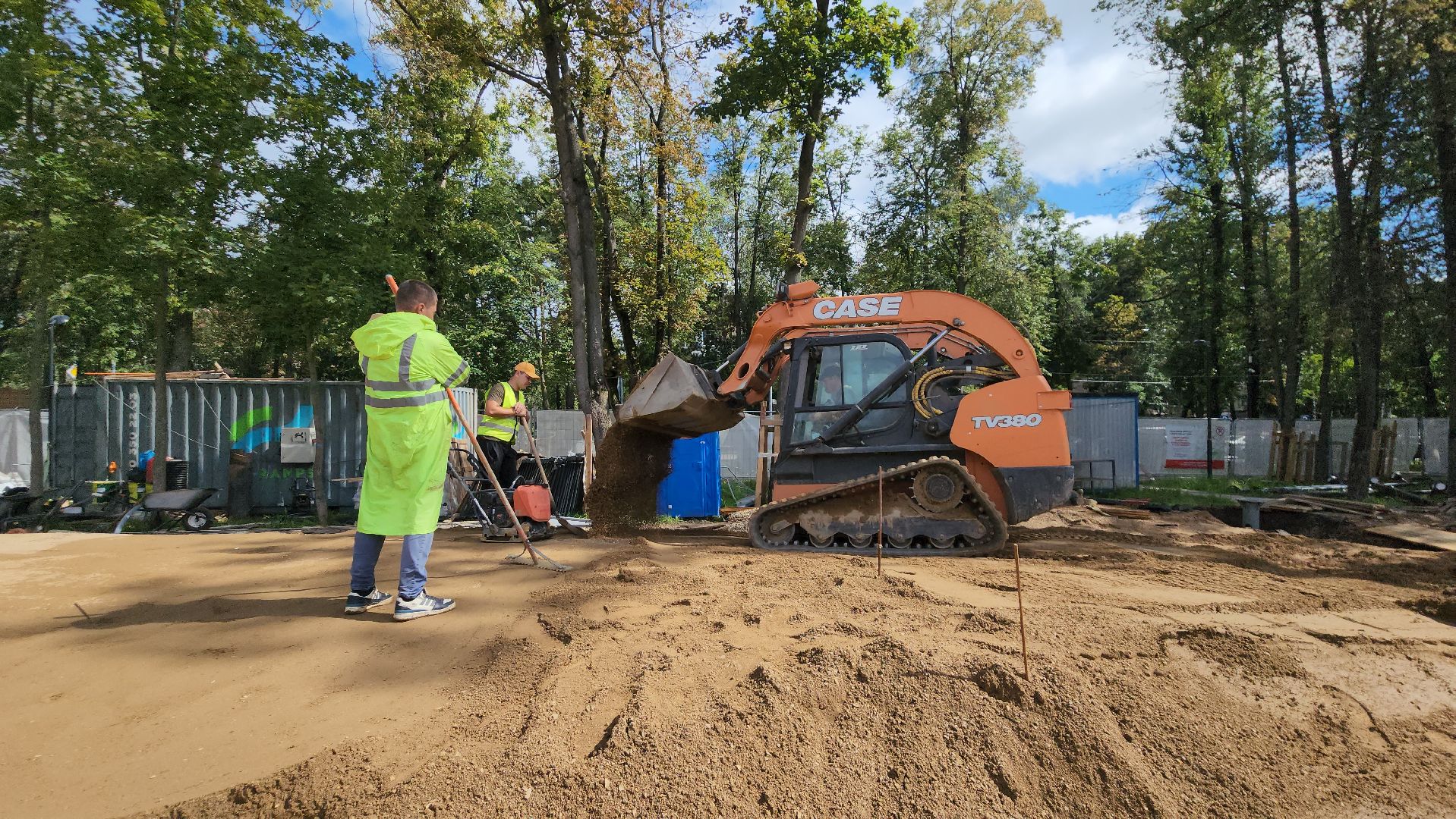 пушкино, пушкинский городской округ, центральный парк культуры и отдыха, скейт-площадка,  строительство,