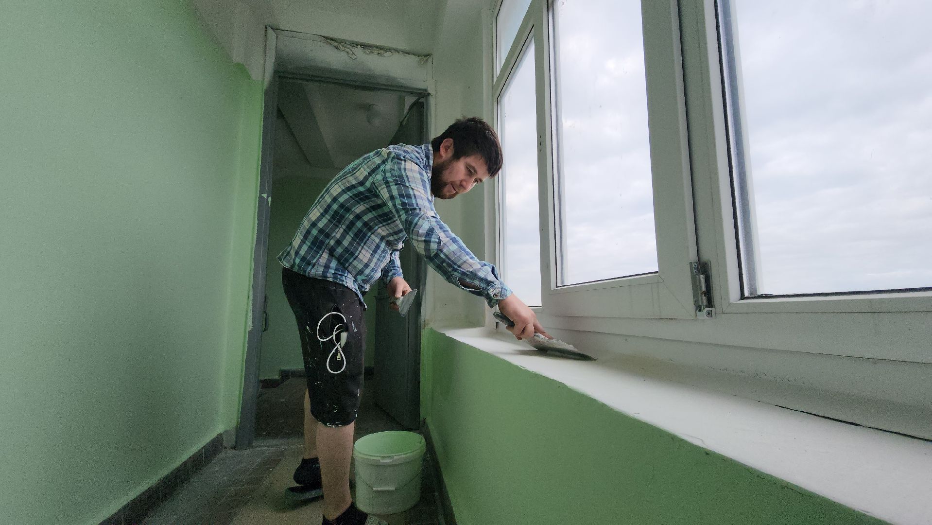 ремонт подьездов мкд, ремонт подъезда, лобня,