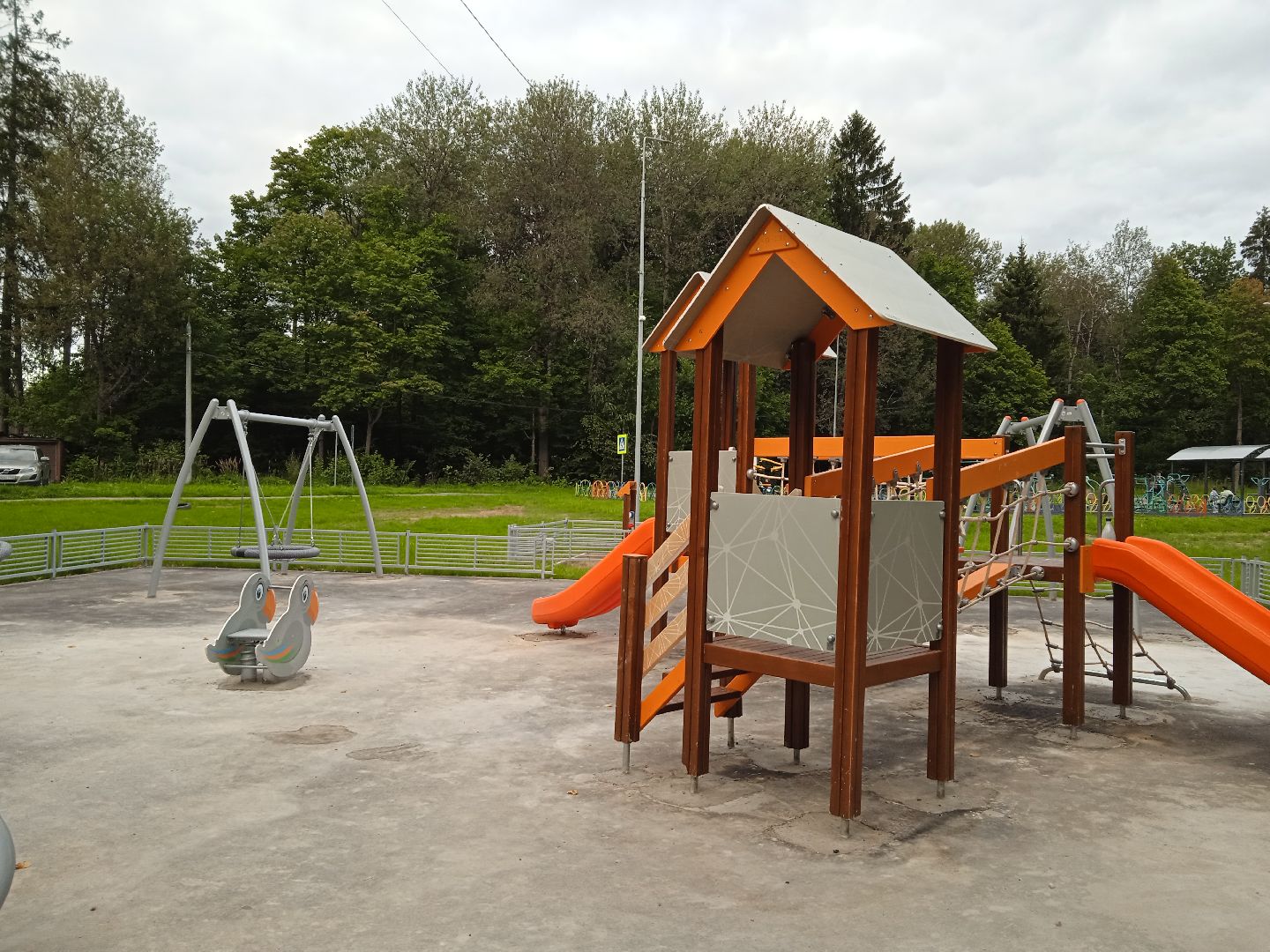 городской округ восход, благоустройство, воркаут-площадка, новая детская площадка,