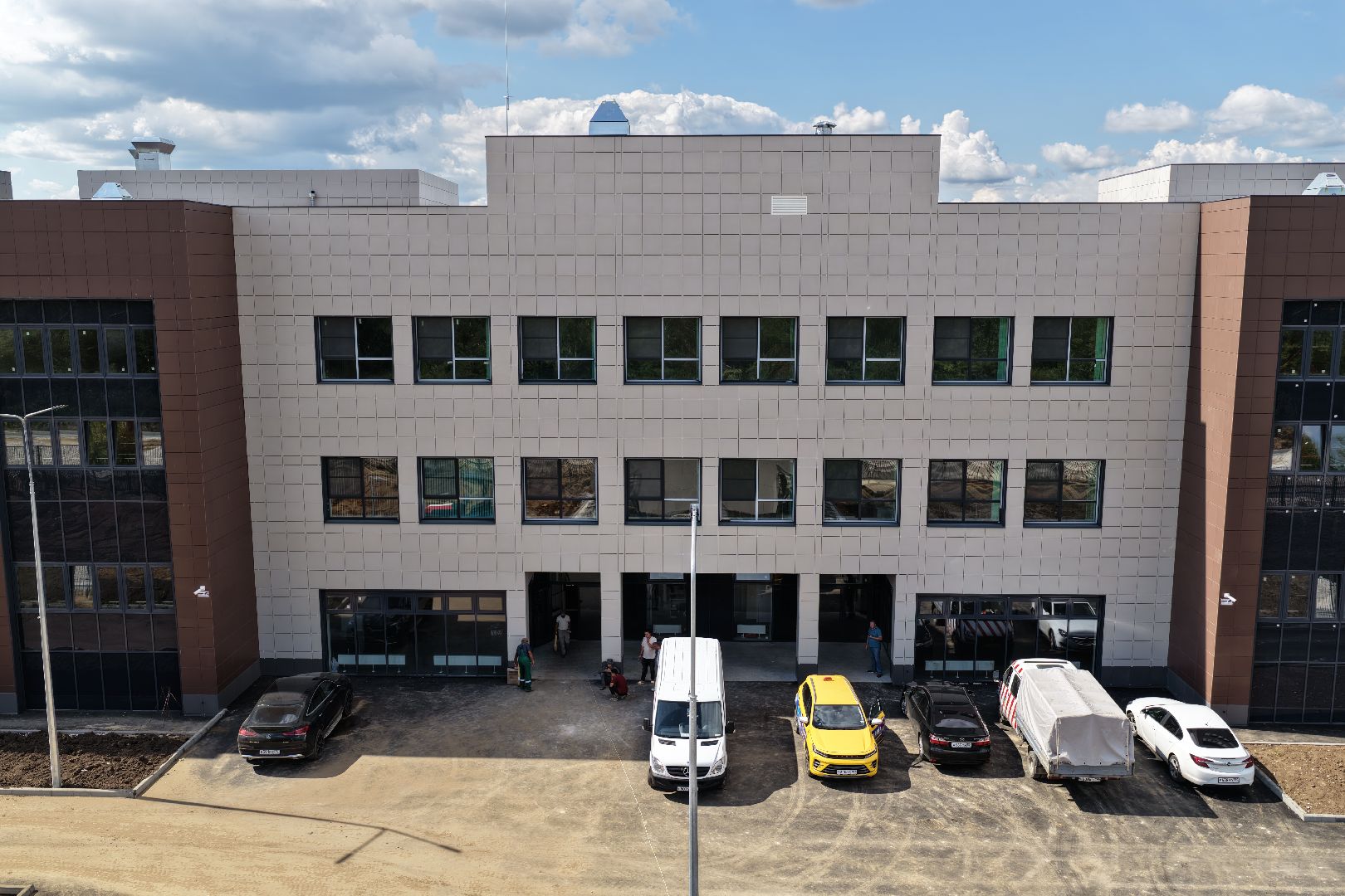 видео с коптера, новая школа зарайск, образование подмосковья,