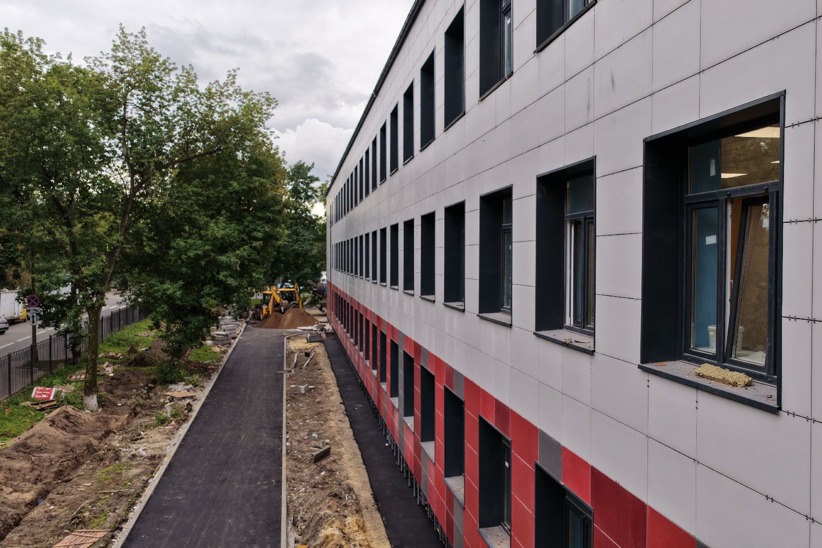 видео с коптера, гимназия 5,