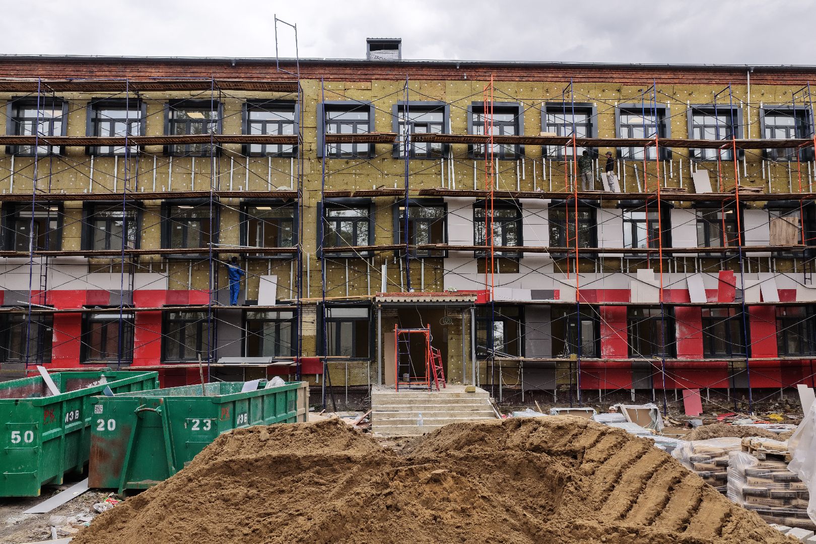 видео с коптера, гимназия 5,