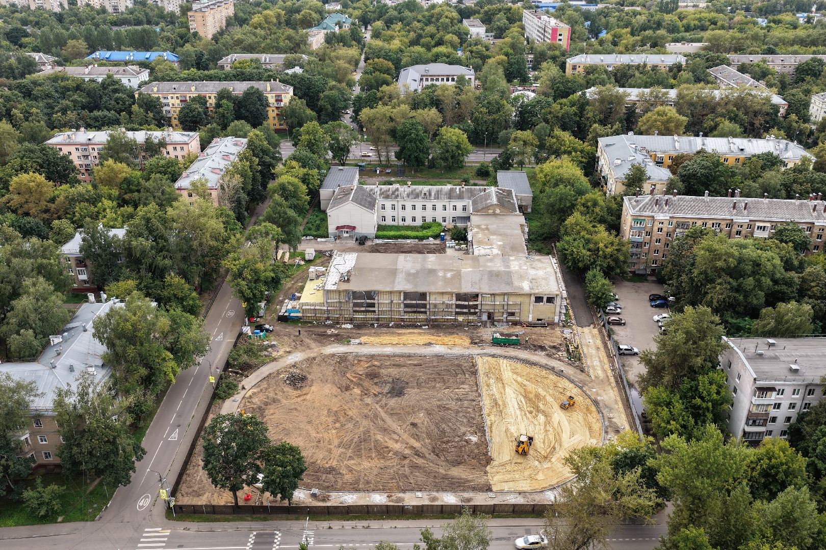 видео с коптера, капремонт спортивных объектов, спорт в люберцах,
