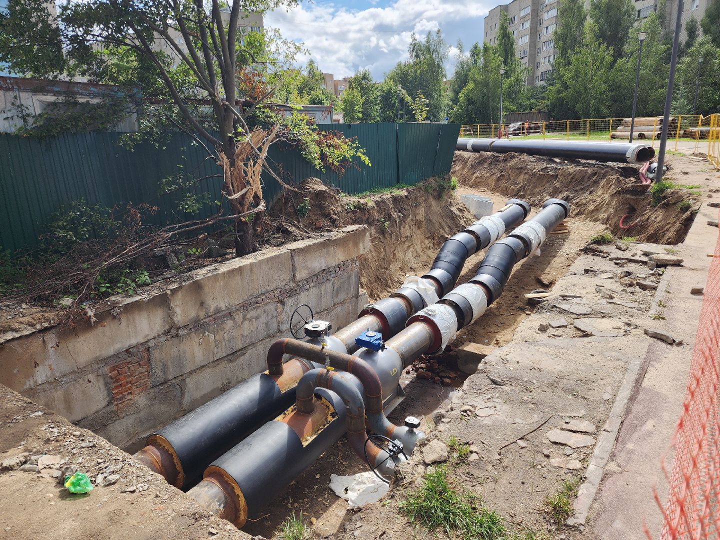 Черноголовка, Ремонт теплосети, Жкх,