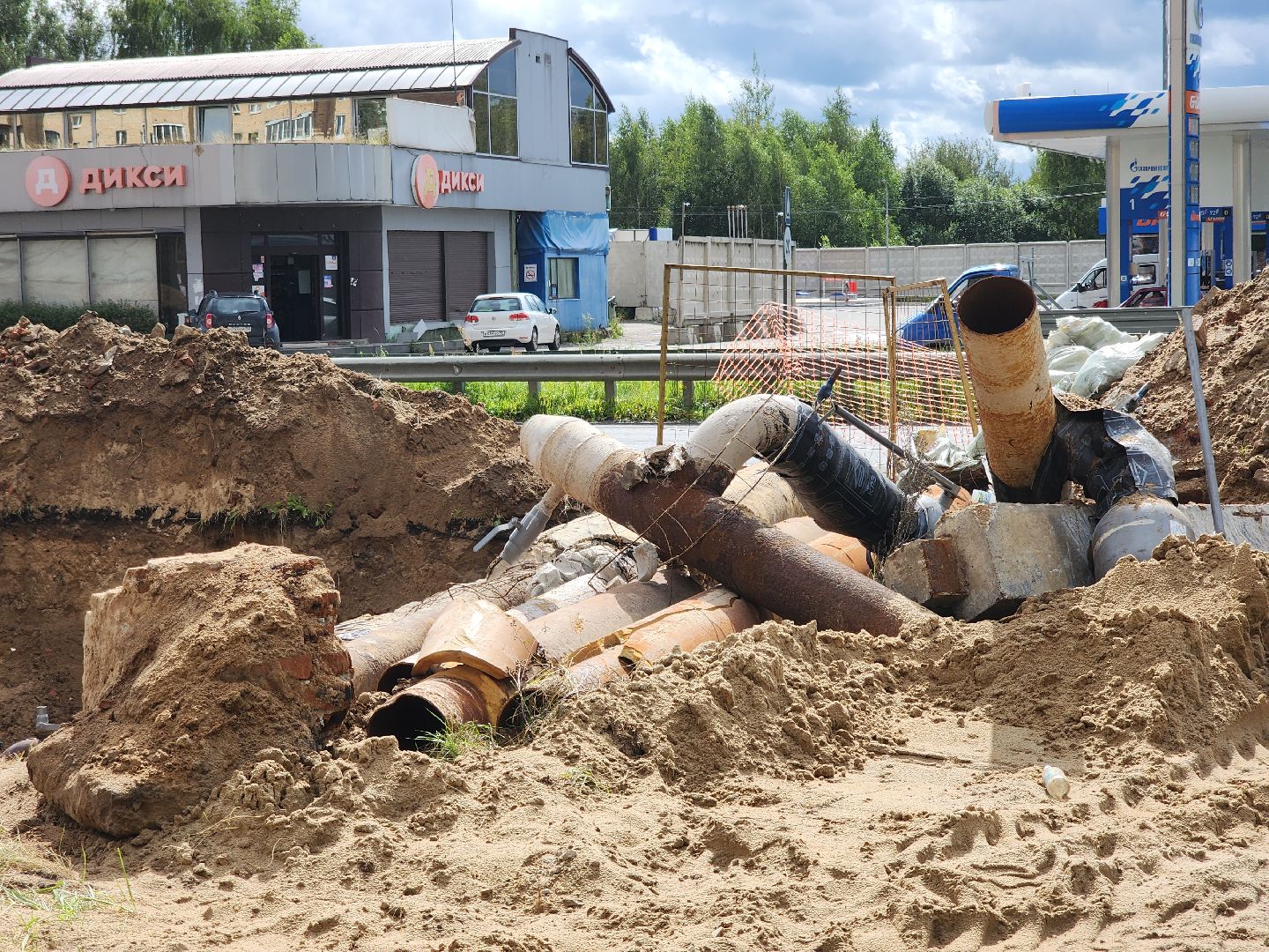 Черноголовка, Ремонт теплосети, Жкх,