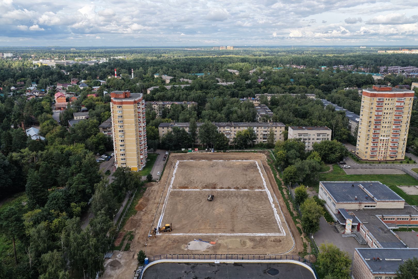 видео с коптера, стадион труд, спорт в люберцах,