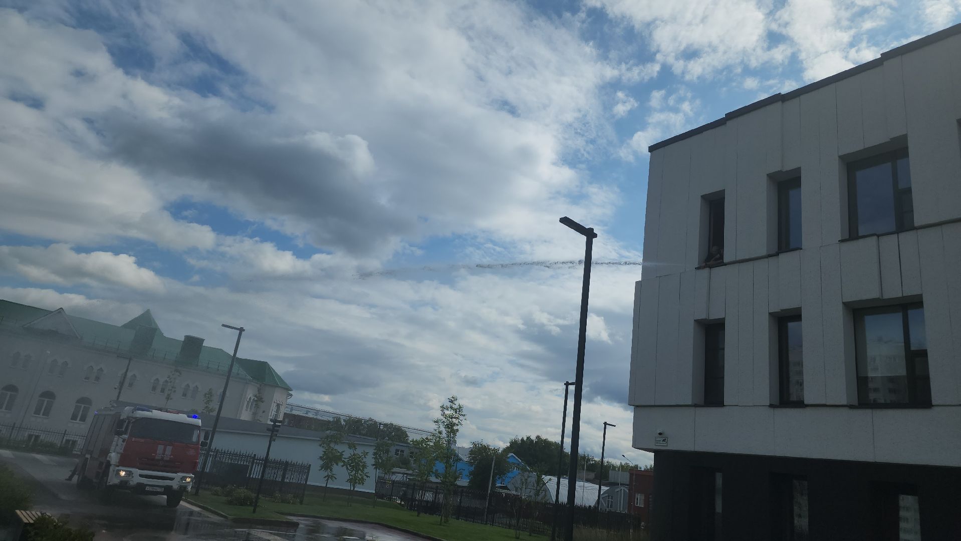 долгопрудный, физтех-лицей,мчс россии, учения, дизель-генератор, резевное питание, пожарная машина,