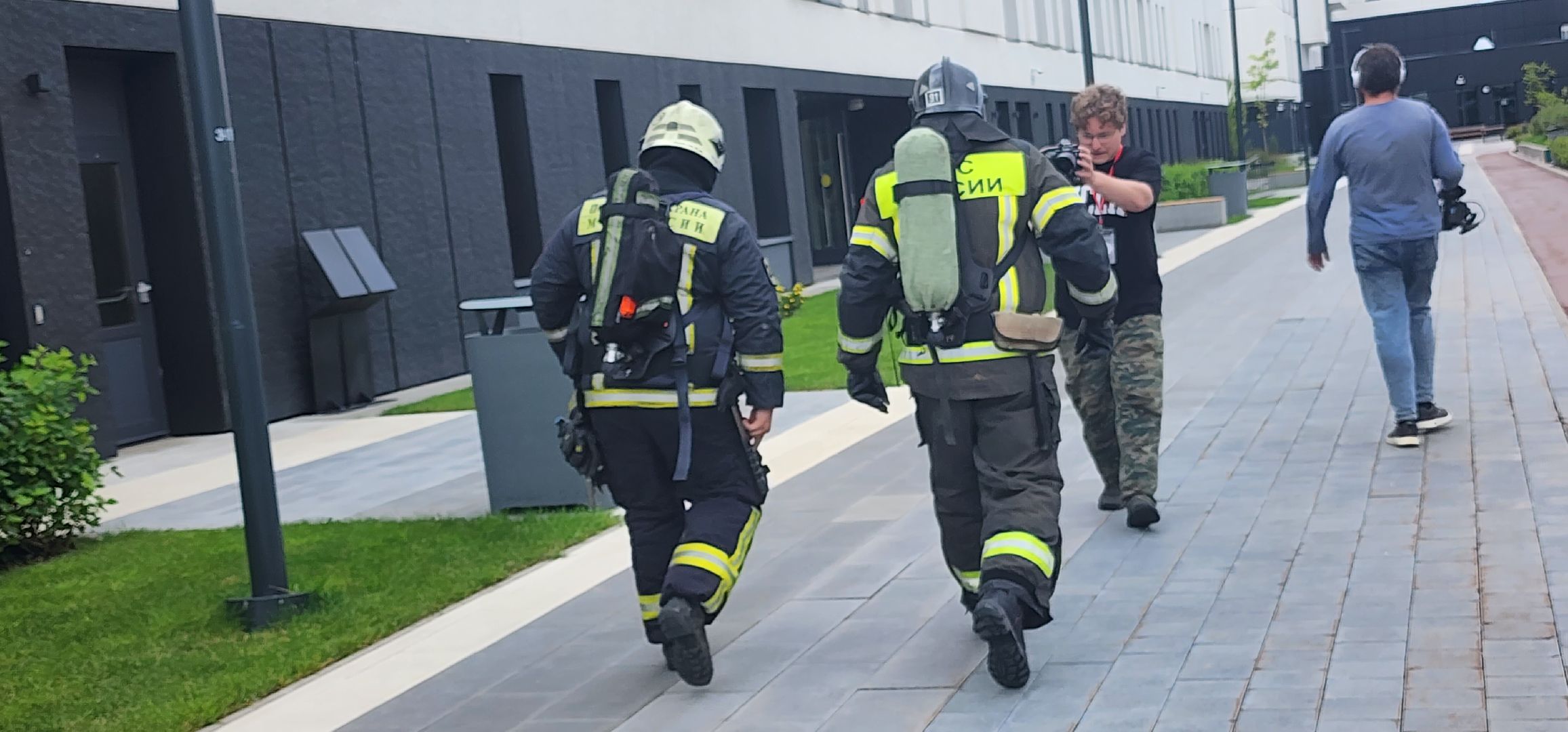 долгопрудный, физтех-лицей,мчс россии, учения, дизель-генератор, резевное питание, пожарная машина,