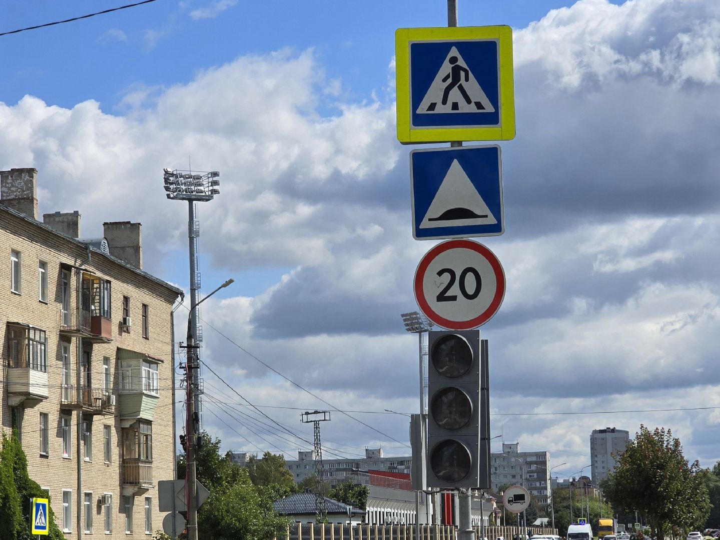 Коломна, светофор,