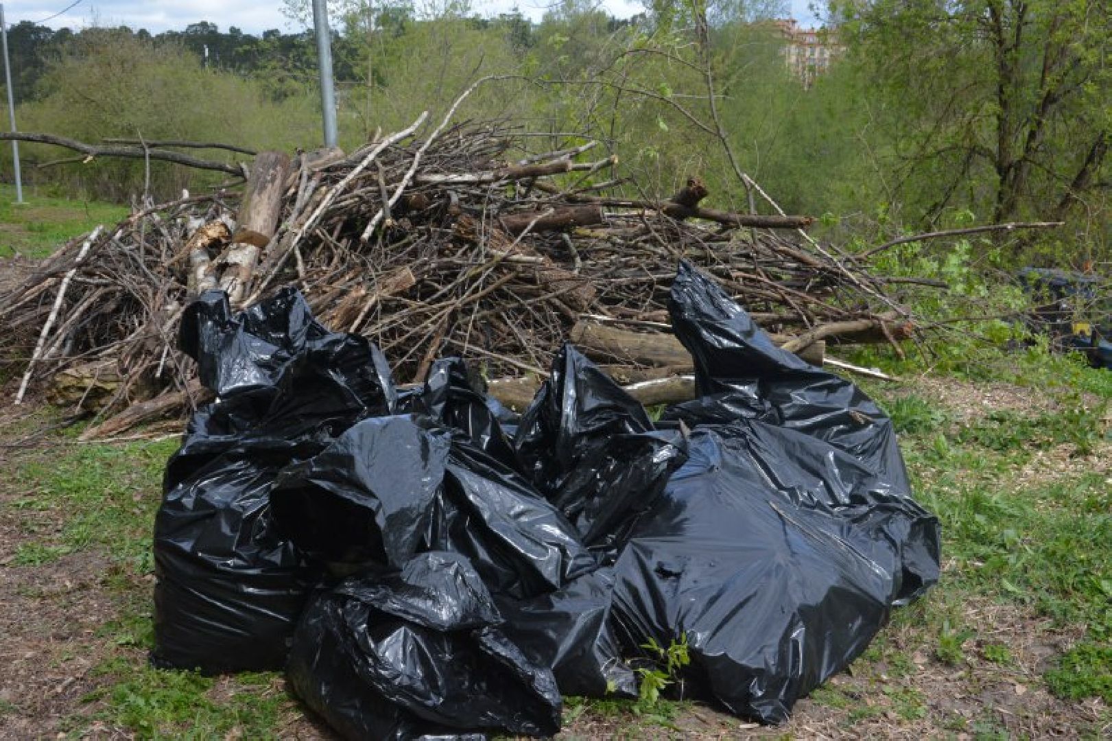 Звенигород, День Победы, субботник, Верхний Посад
