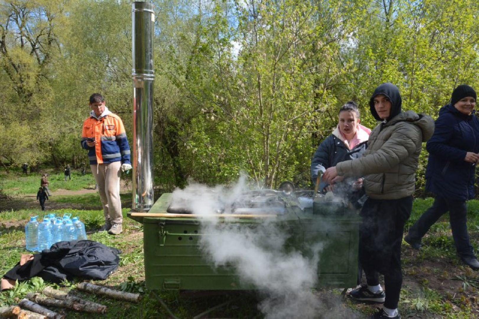 Звенигород, День Победы, субботник, Верхний Посад