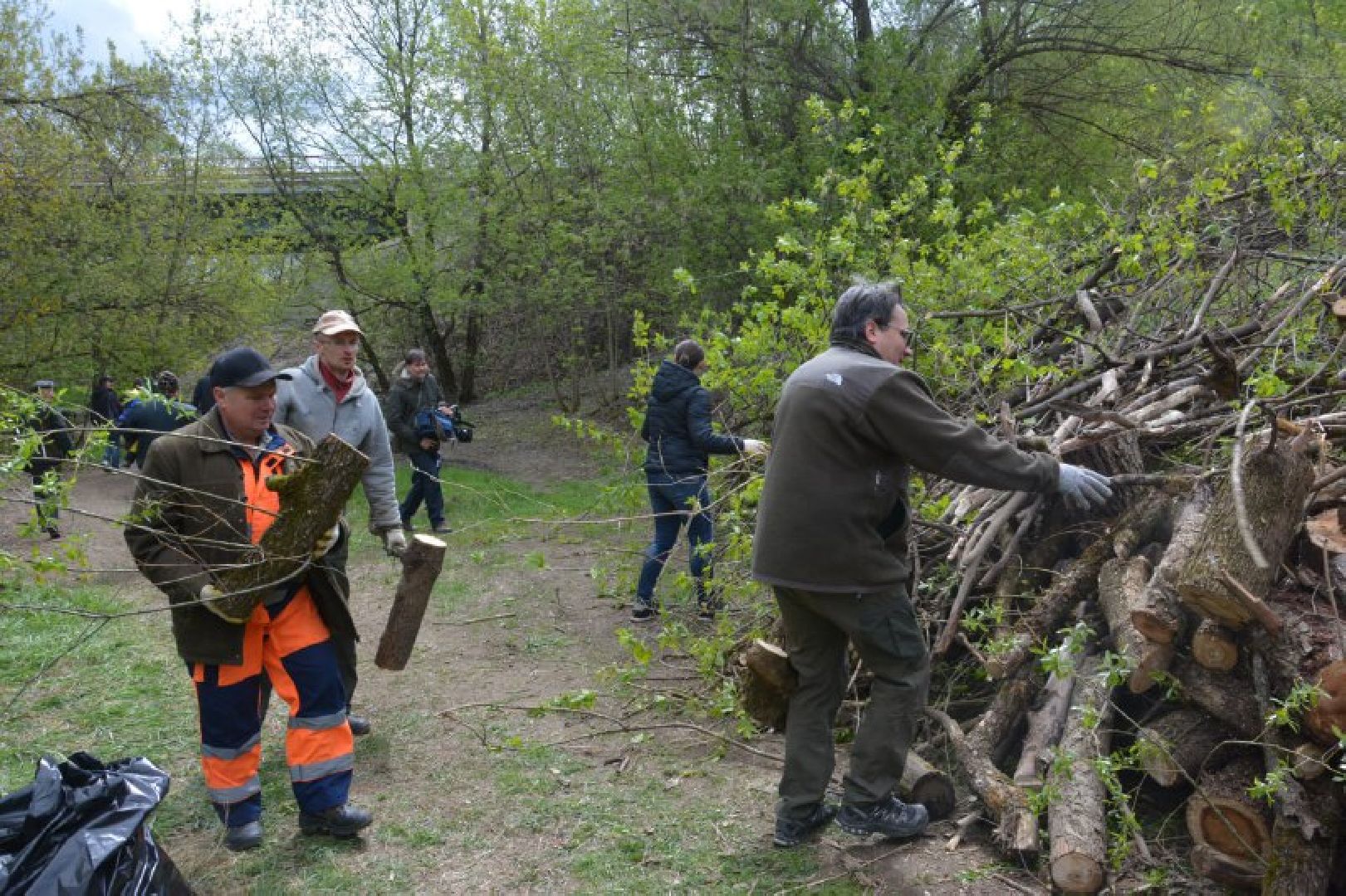 Звенигород, День Победы, субботник, Верхний Посад