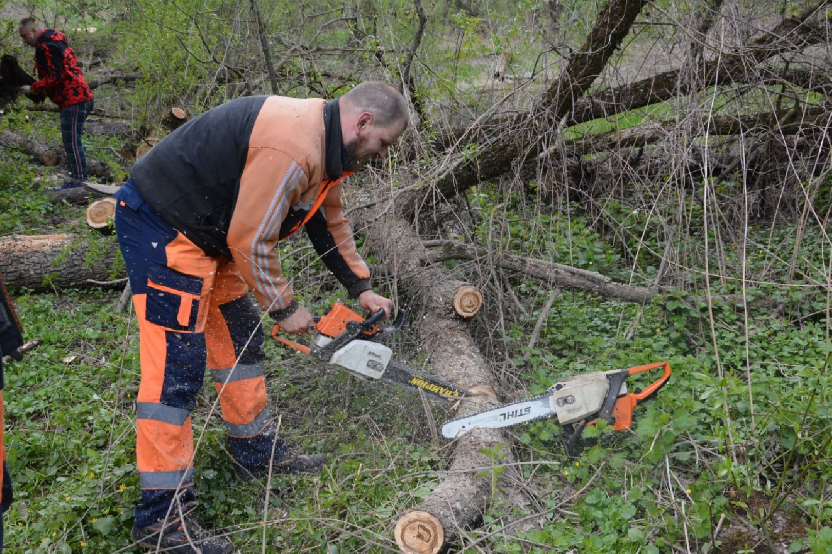 Звенигород, День Победы, субботник, Верхний Посад