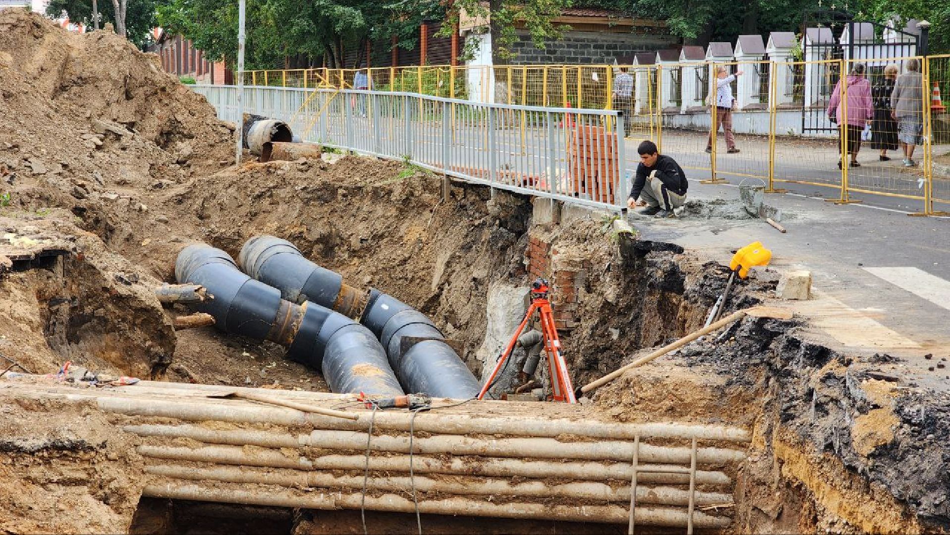 Дмитров, Ремонт теплосети, ЖКХ, МинЖКХ,