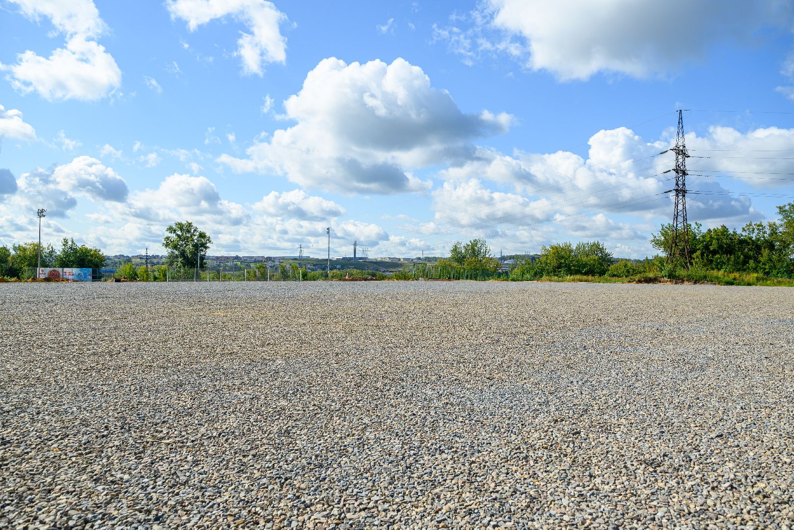 спорт, стадион полет, лыткарино, грейдирование гравия, футбол, футбольное поле,