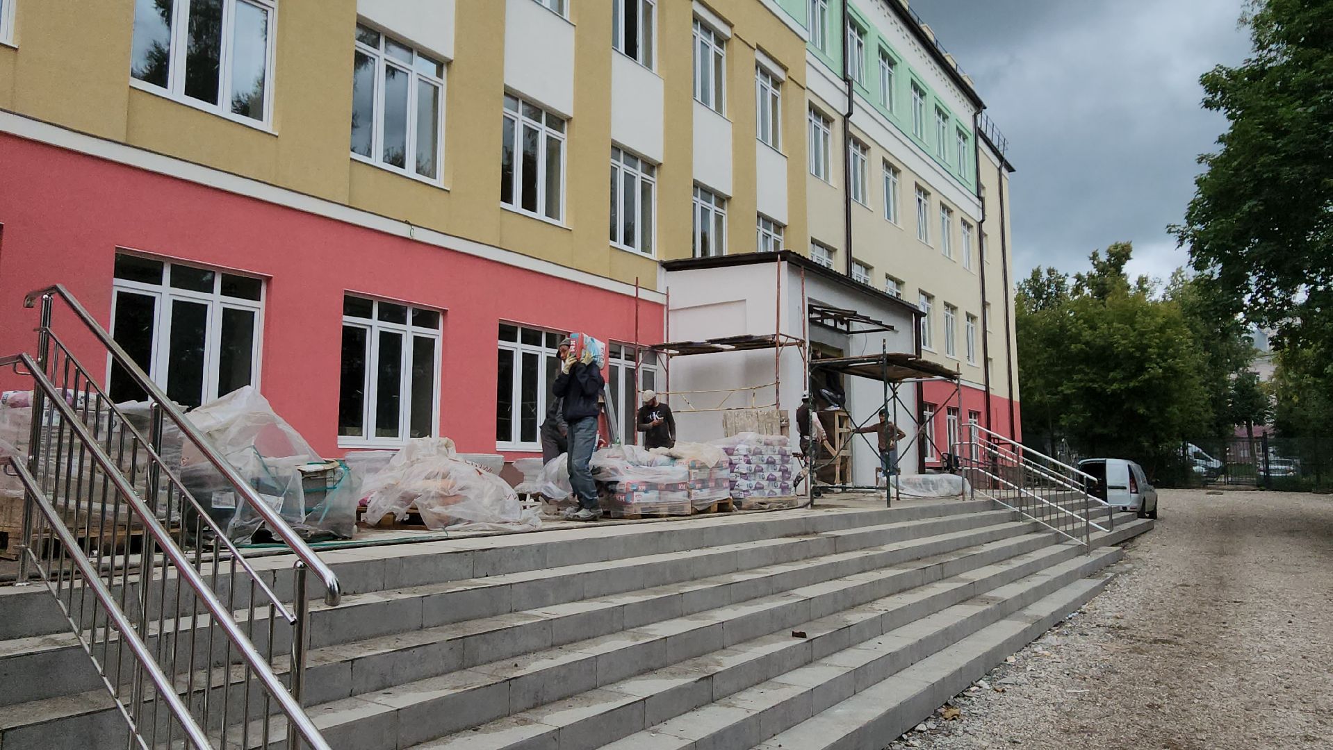 серпухов, школа 1, капитальный ремонт школы,