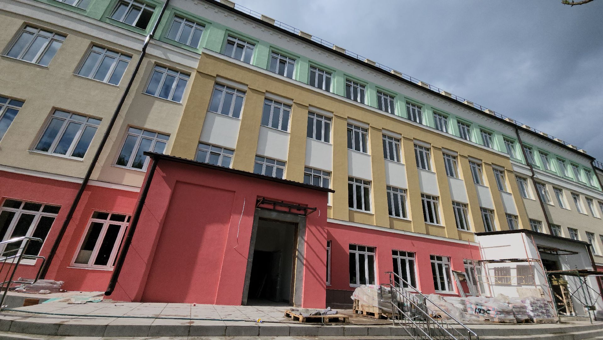 серпухов, школа 1, капитальный ремонт школы,