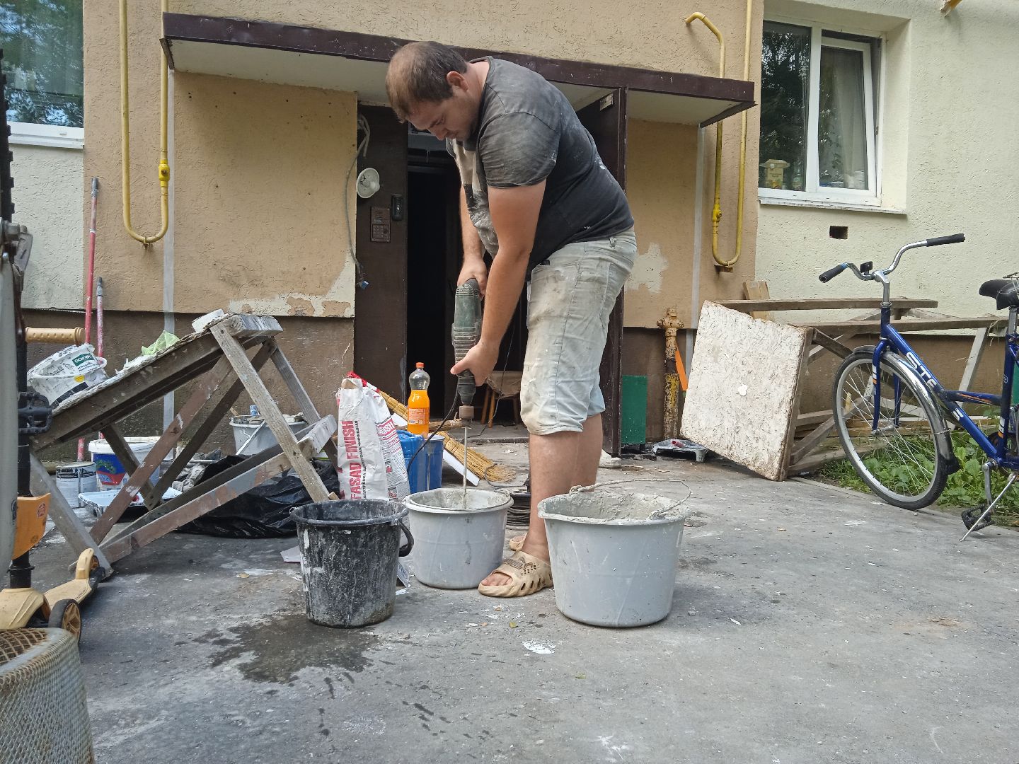 городской округ восход, жкх, благоустройство, ремонт подъезда,