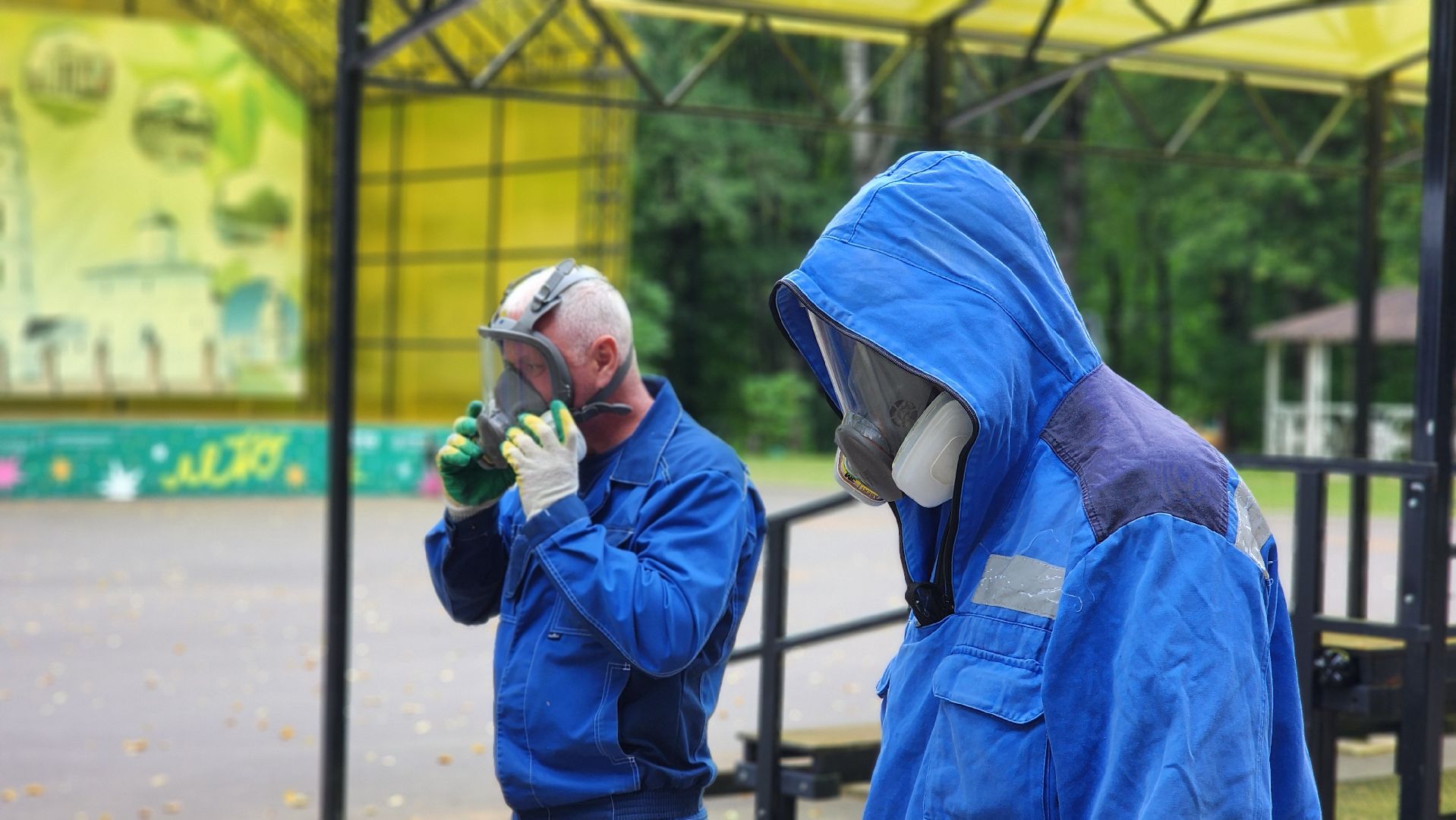 волоколамск, городской парк, акарицидная обработка,